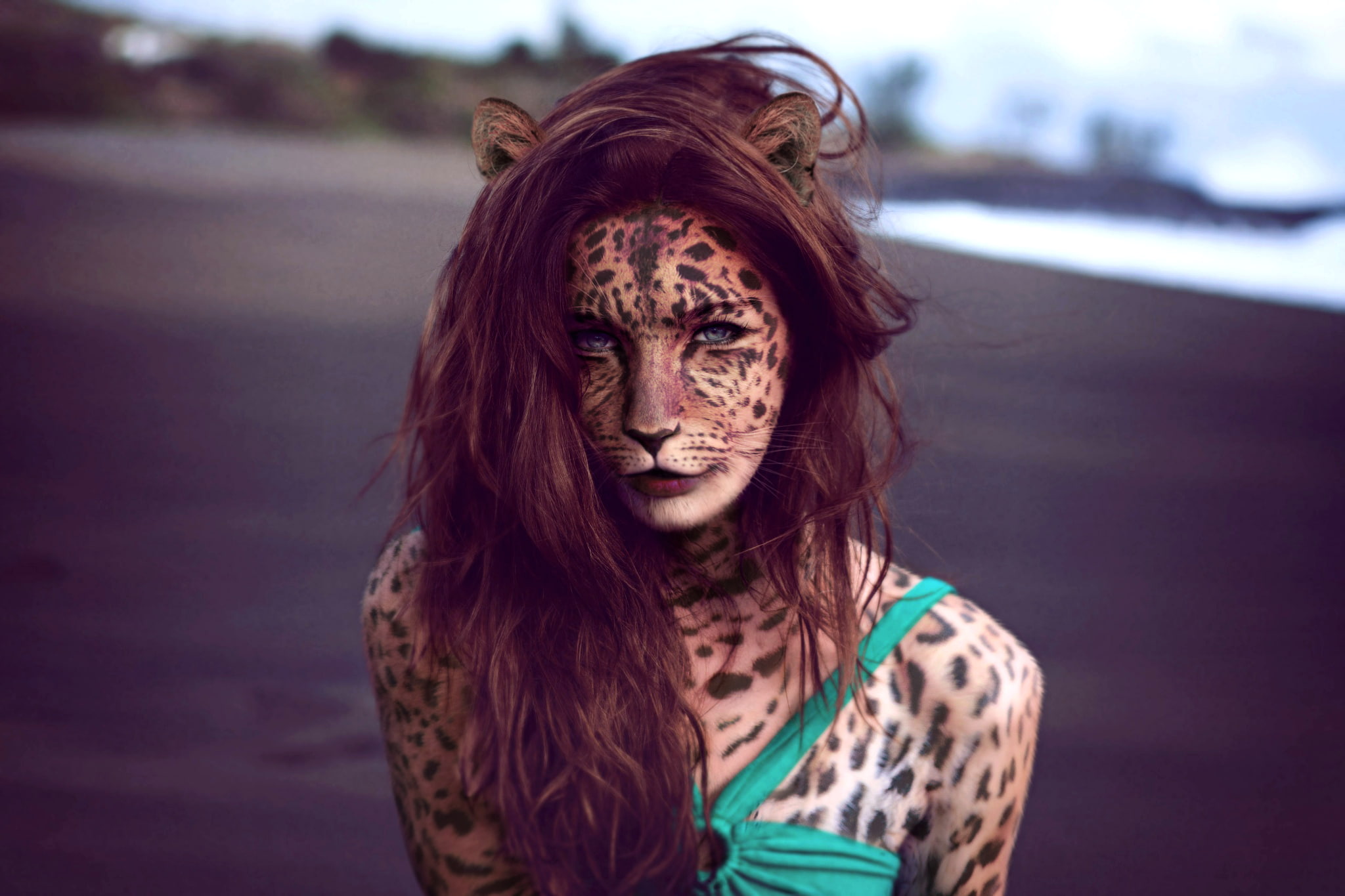 1080P, edited, women, HD Wallpaper