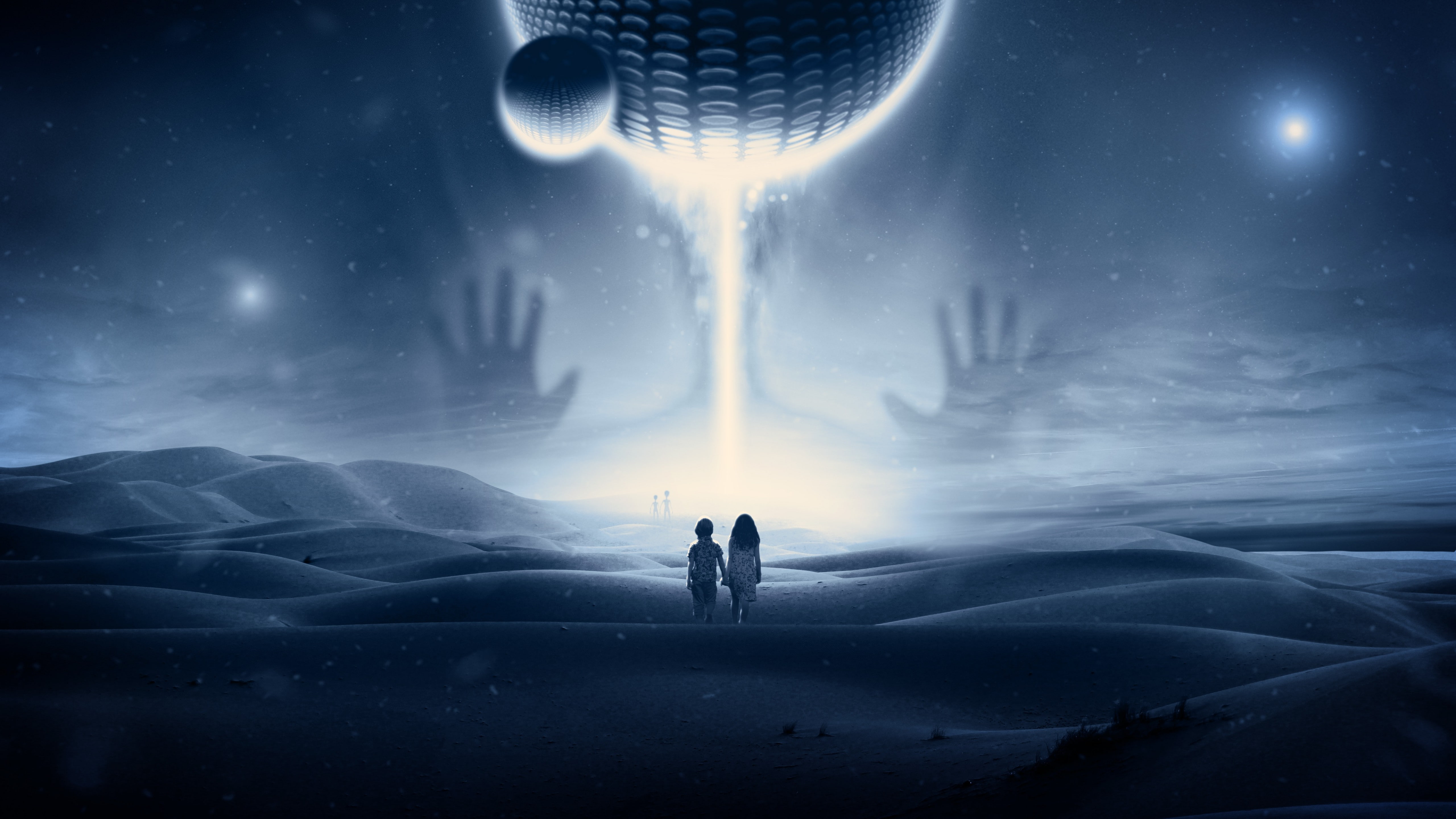 5K, Alien, cosmic, 7K, HD Wallpaper