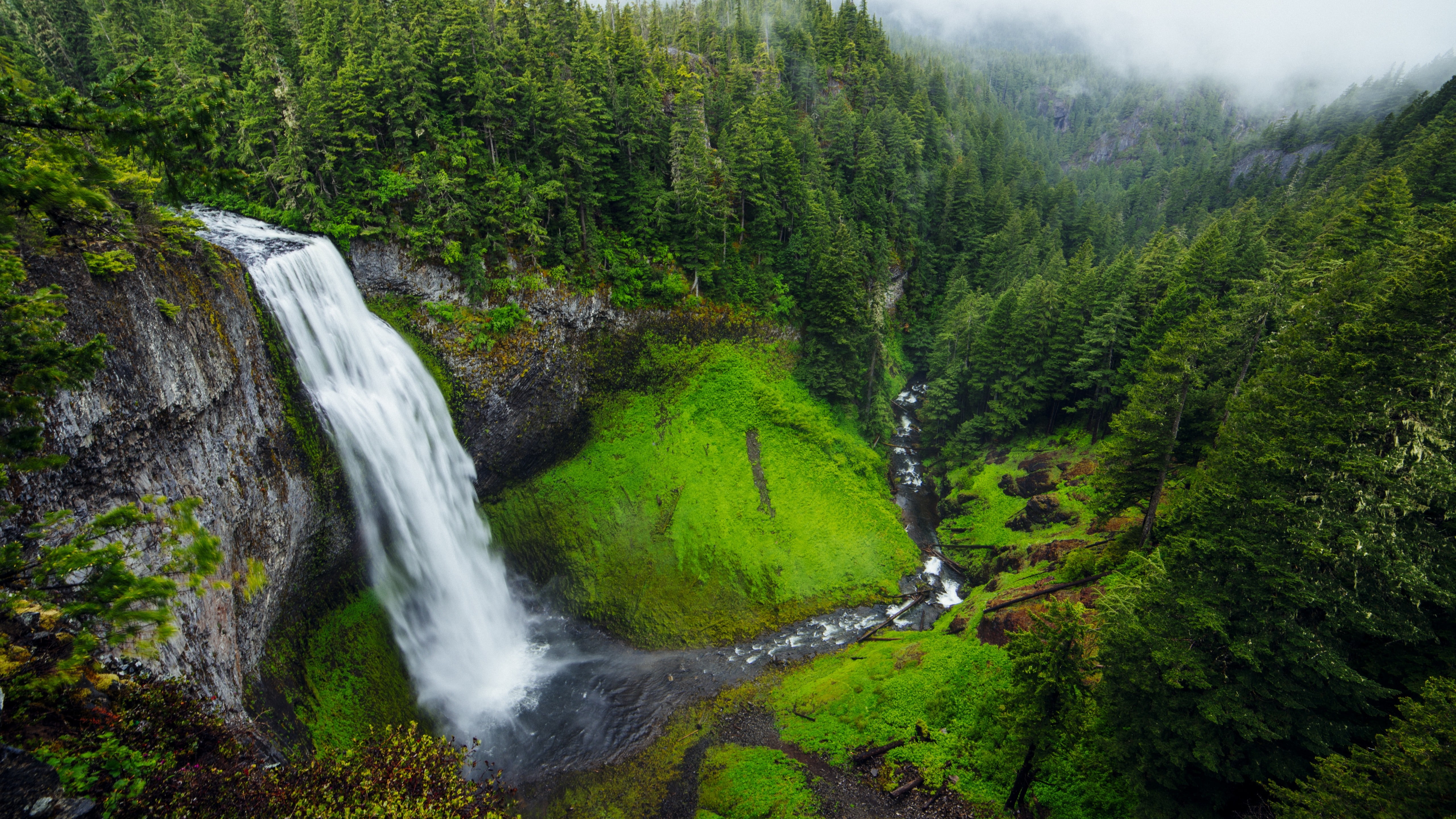 Mars Hill, 7K, North Carolina, 5K, Waterfall, HD Wallpaper