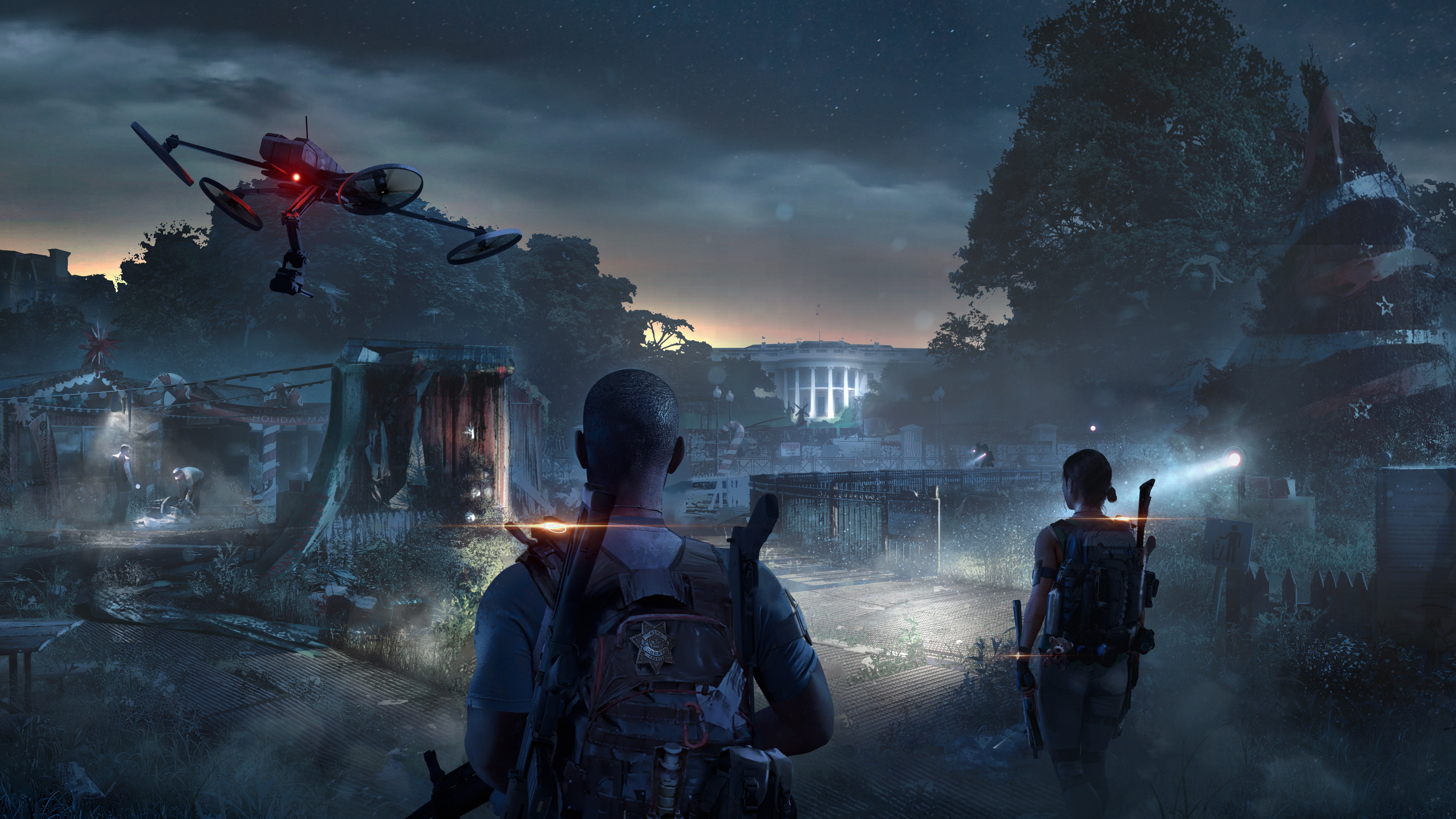 Gamescom 2018, Tom Clancys The Division 2, poster, 7K, 8K, HD Wallpaper