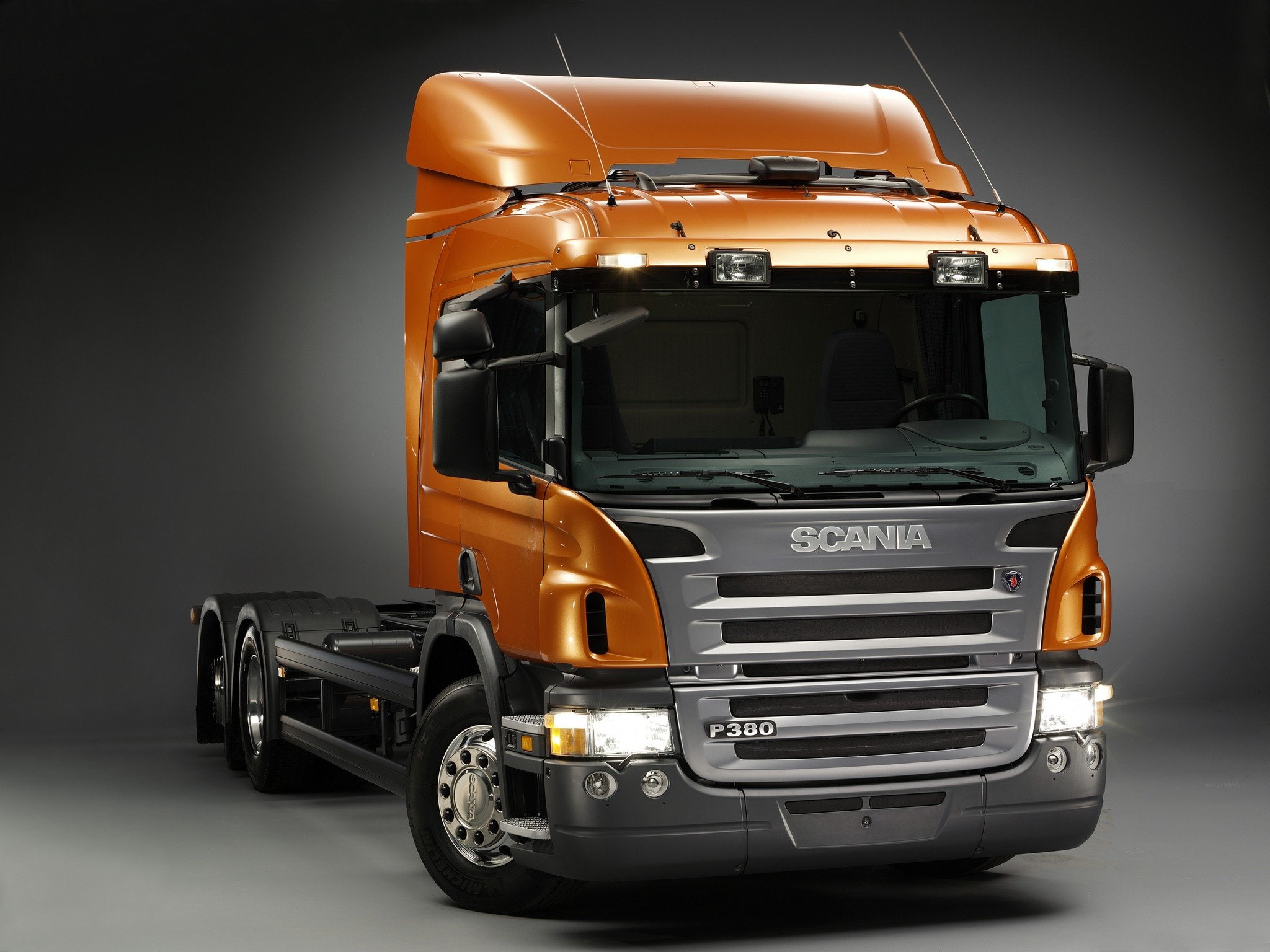 2004 10, 1080P, p380, scania, 6x2, semi, tractor, HD Wallpaper