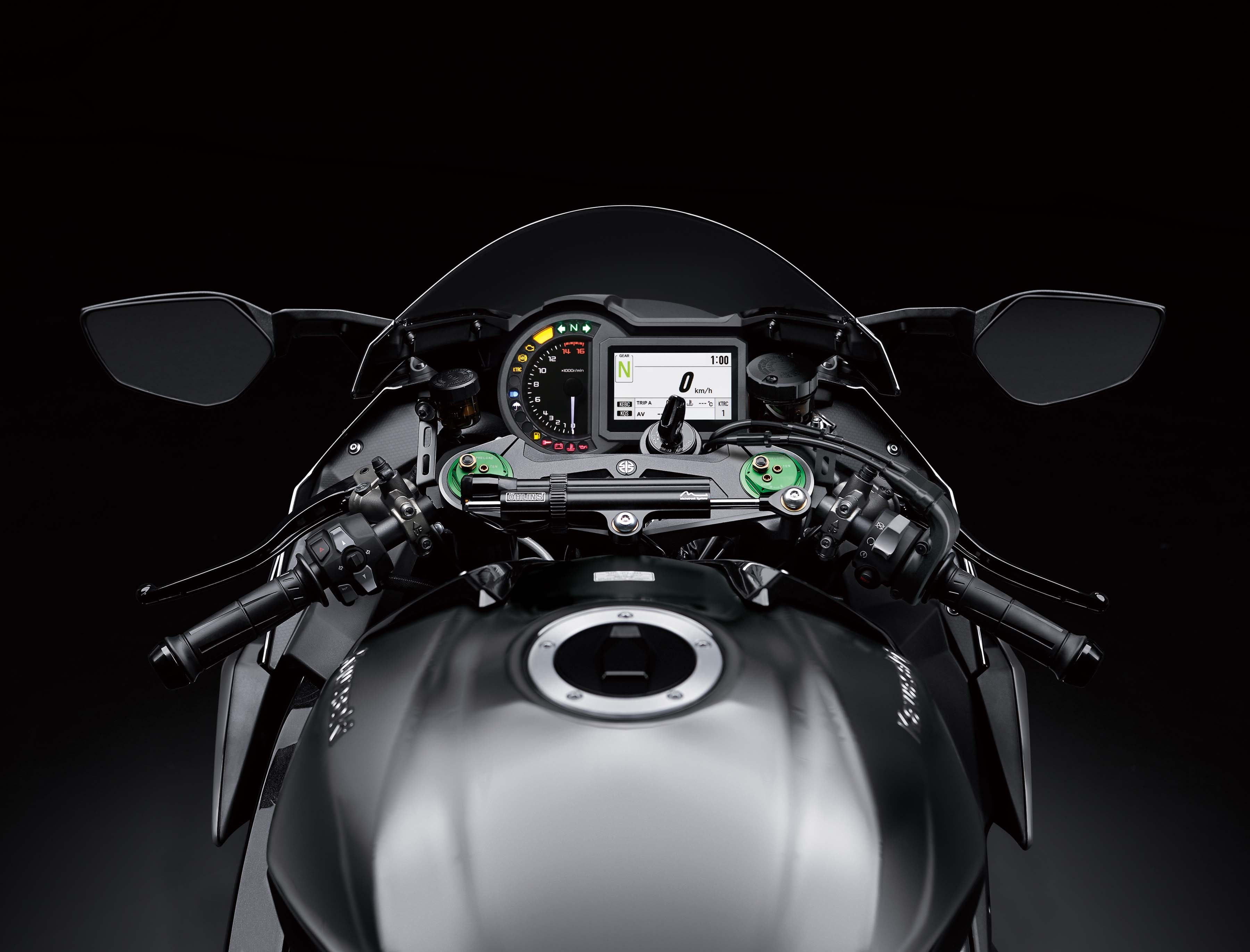 2019, 4K, Kawasaki Ninja H2, 2K, HD Wallpaper