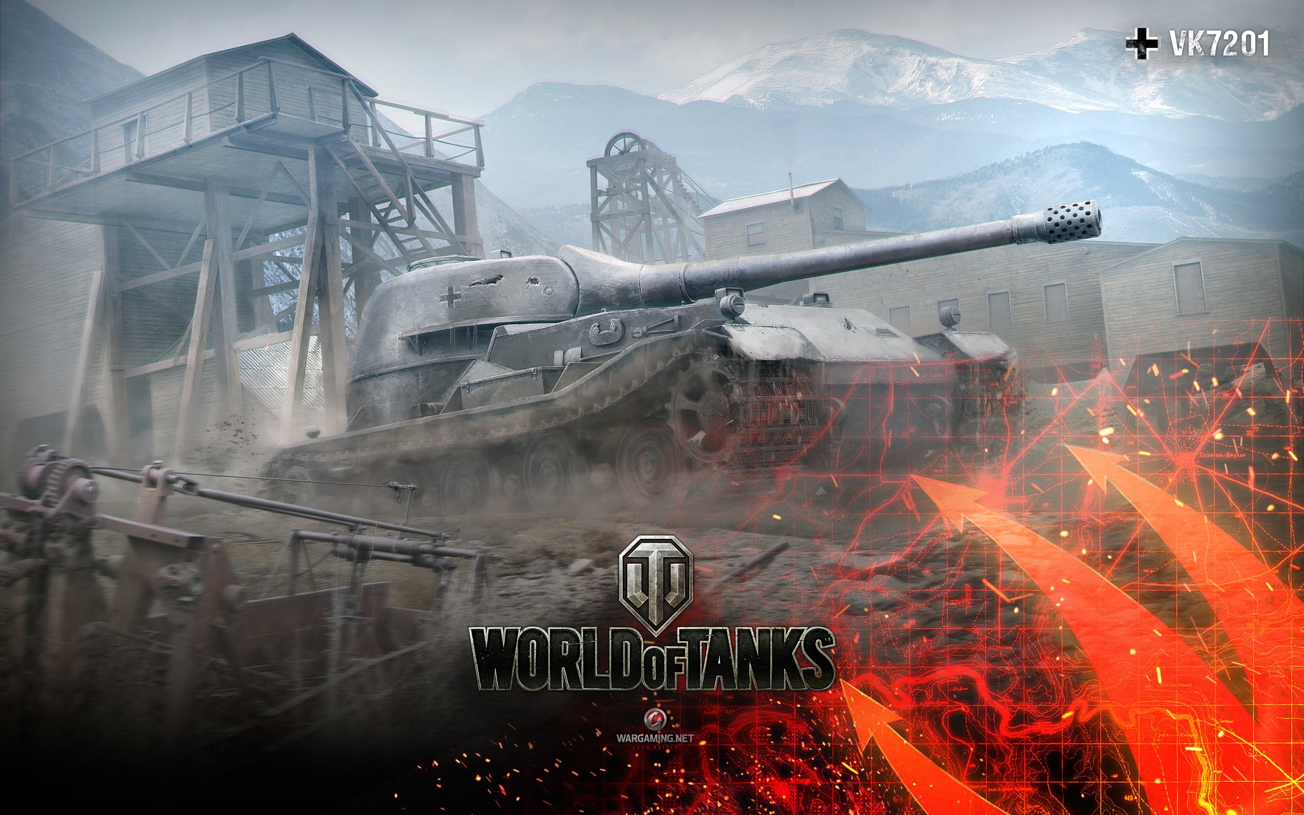 wargaming, tank, 2K, VK 72.01(K), video games, World of Tanks, HD Wallpaper