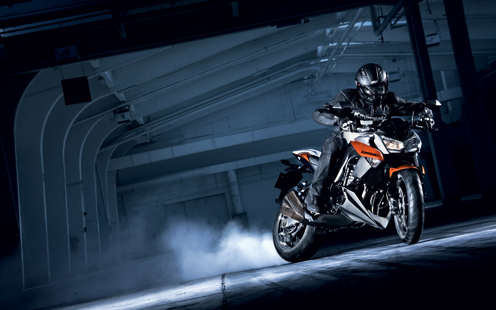 720P, motorsport, speed, ninja, kawasaki Z1000, HD Wallpaper