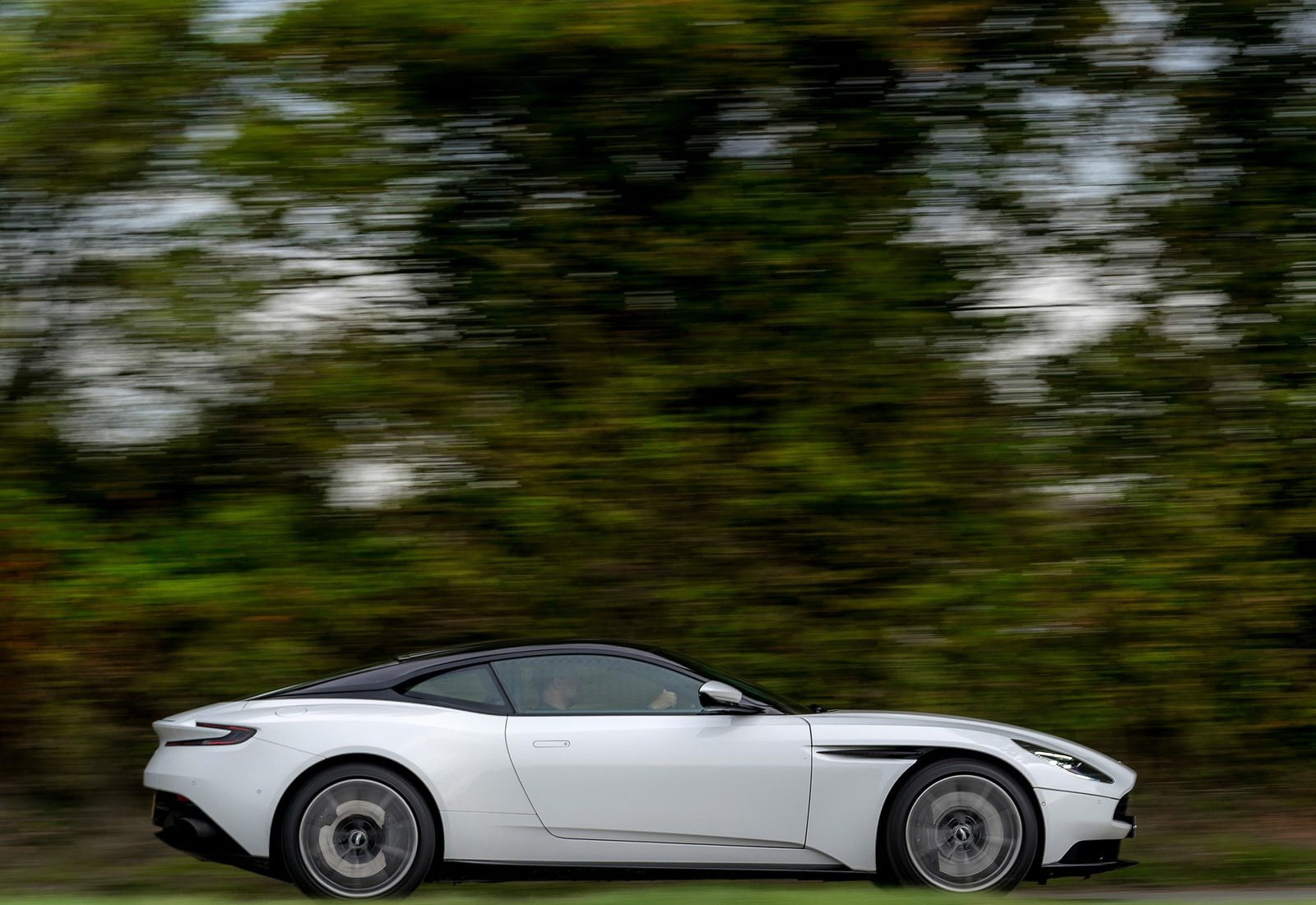 720P, martin, car, road trip, mode of transportation, db11, no people, plant, land, green color, land vehicle, aston, journey, transportation, motion, HD Wallpaper