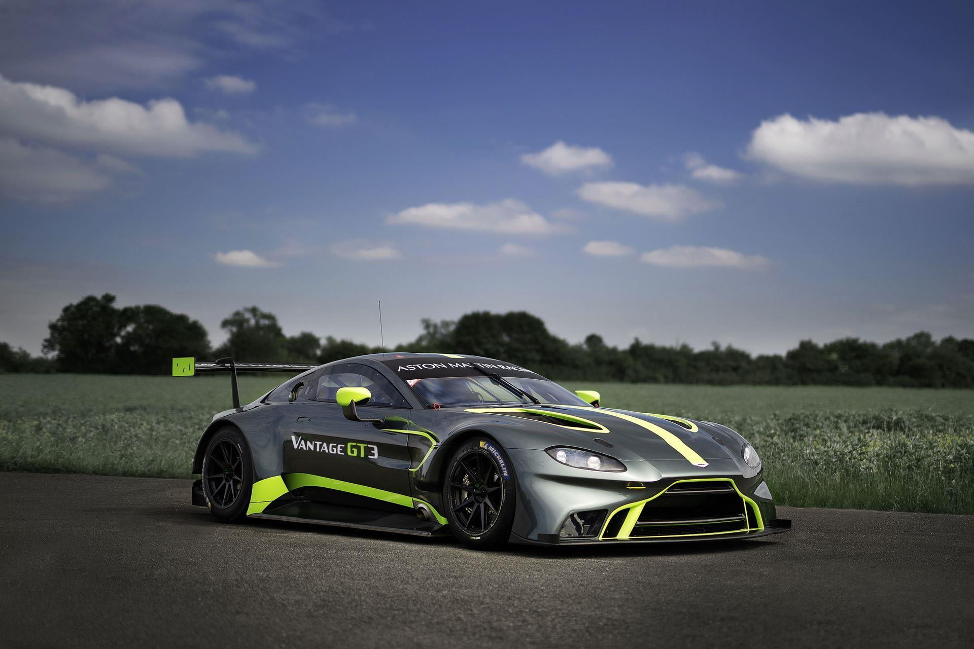 1080P, car, aston, martin, vantage, amr, gt, pro, HD Wallpaper