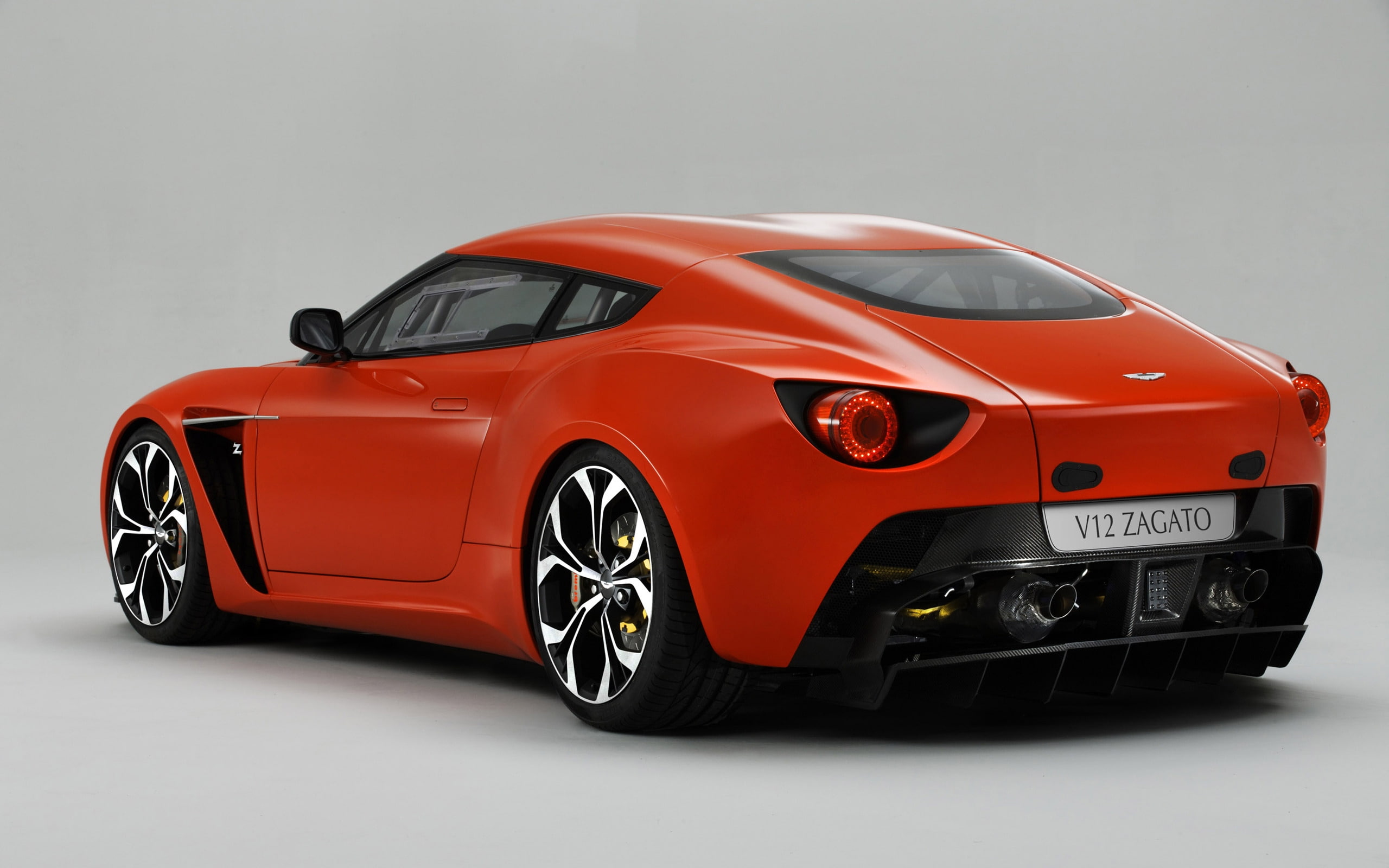 2K, aston, v, zagato, rear, martin, Aston Martin Zagato, HD Wallpaper