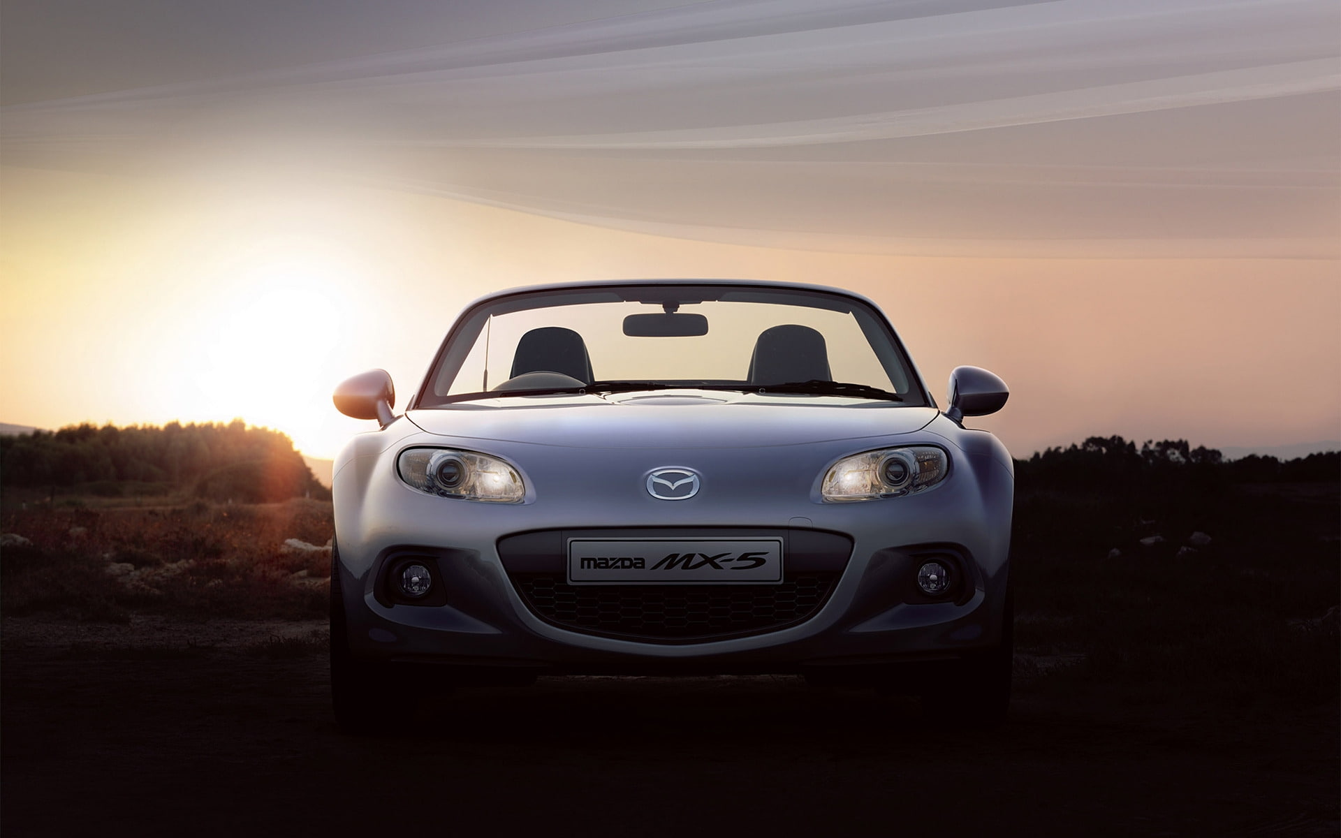 Mazda MX 5, mazda, mx, 1080P, silver, roadster, HD Wallpaper
