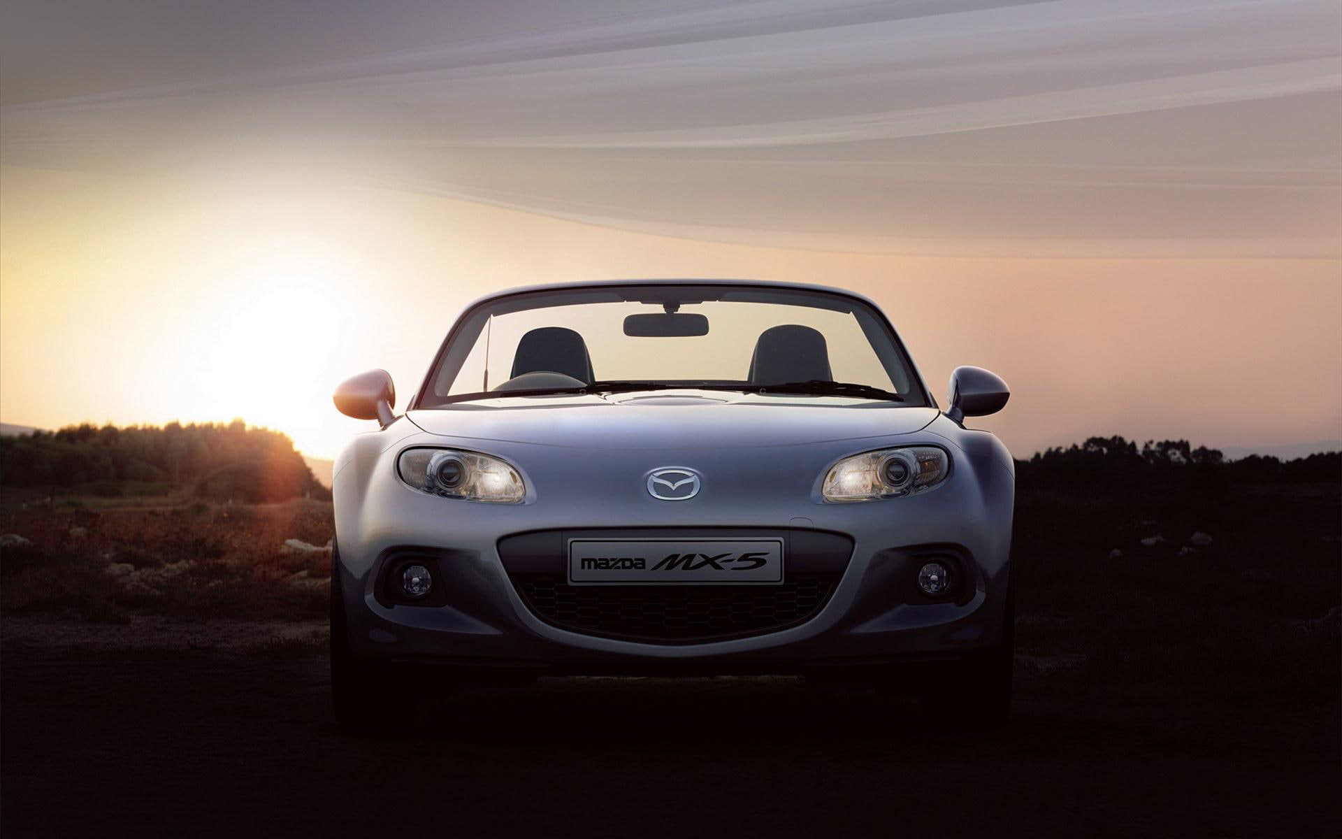 2012, silver, roadster, cars, 1080P, mx, mazda, HD Wallpaper