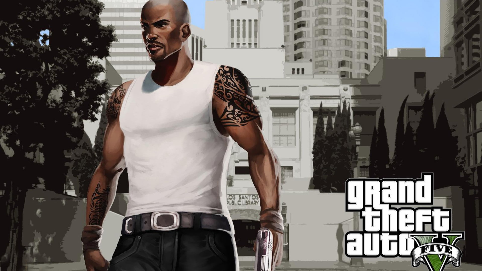 auto, grand, johnson, 1080P, carl, theft, HD Wallpaper