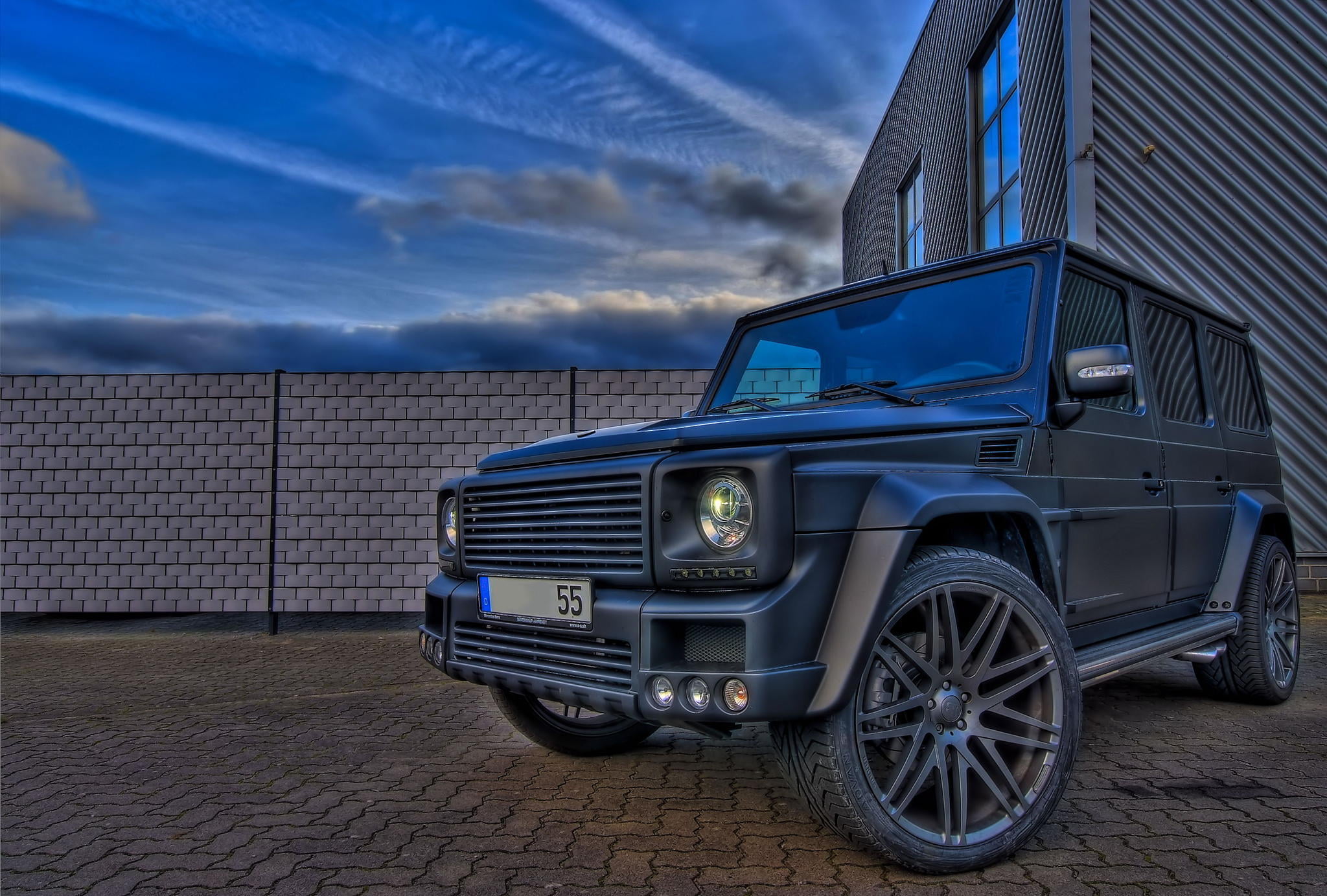 stationary, building exterior, wheel, nature, car, architecture, no people, 1080P, amg, built structure, tire, g65, motor vehicle, mode of transportation, HD Wallpaper
