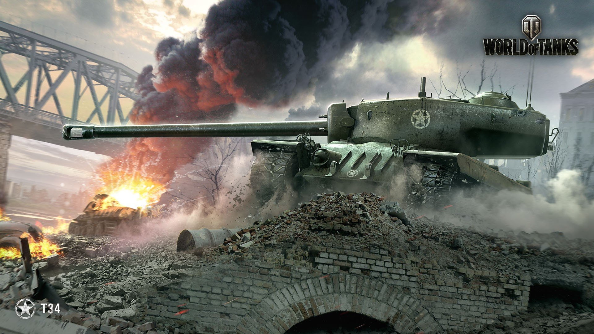 World Of Tanks, T34, 1080P, HD Wallpaper