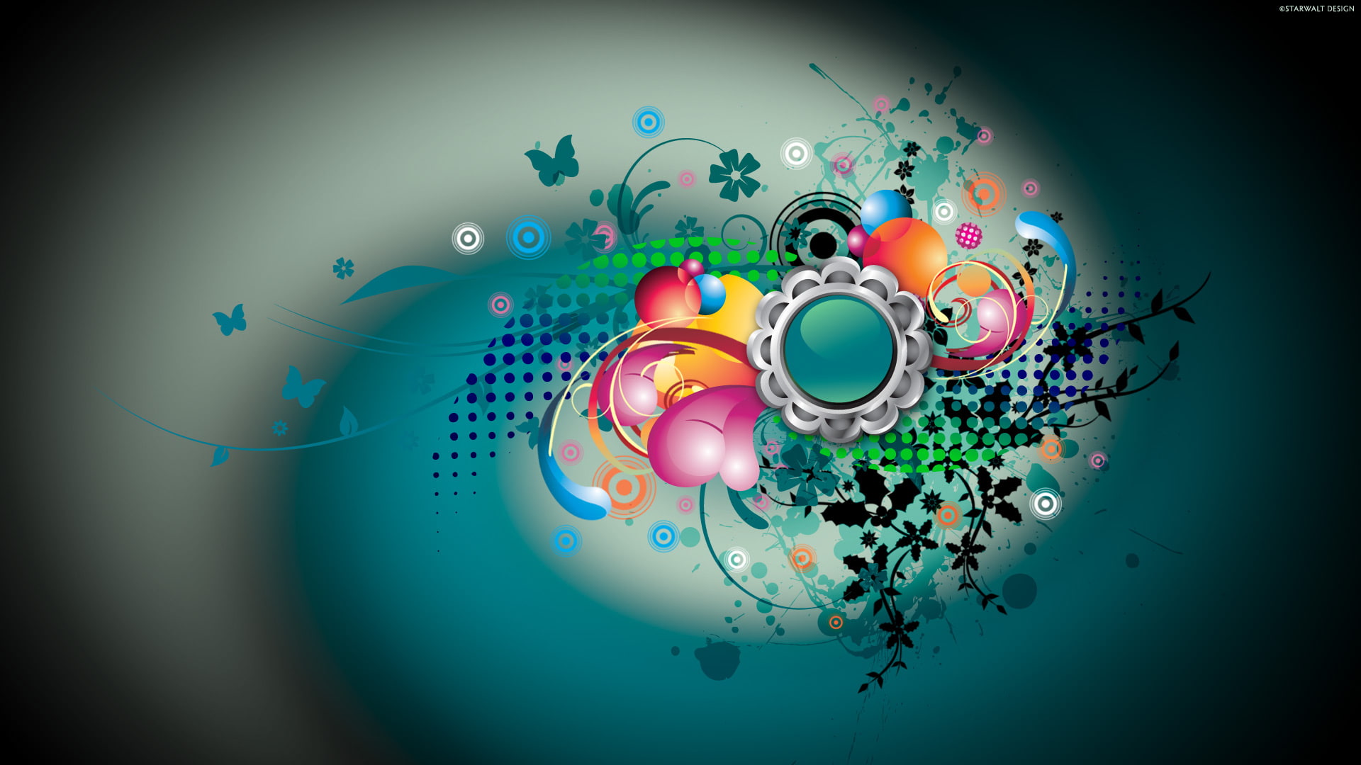 1080P, hdtv, vector, designs, HD Wallpaper