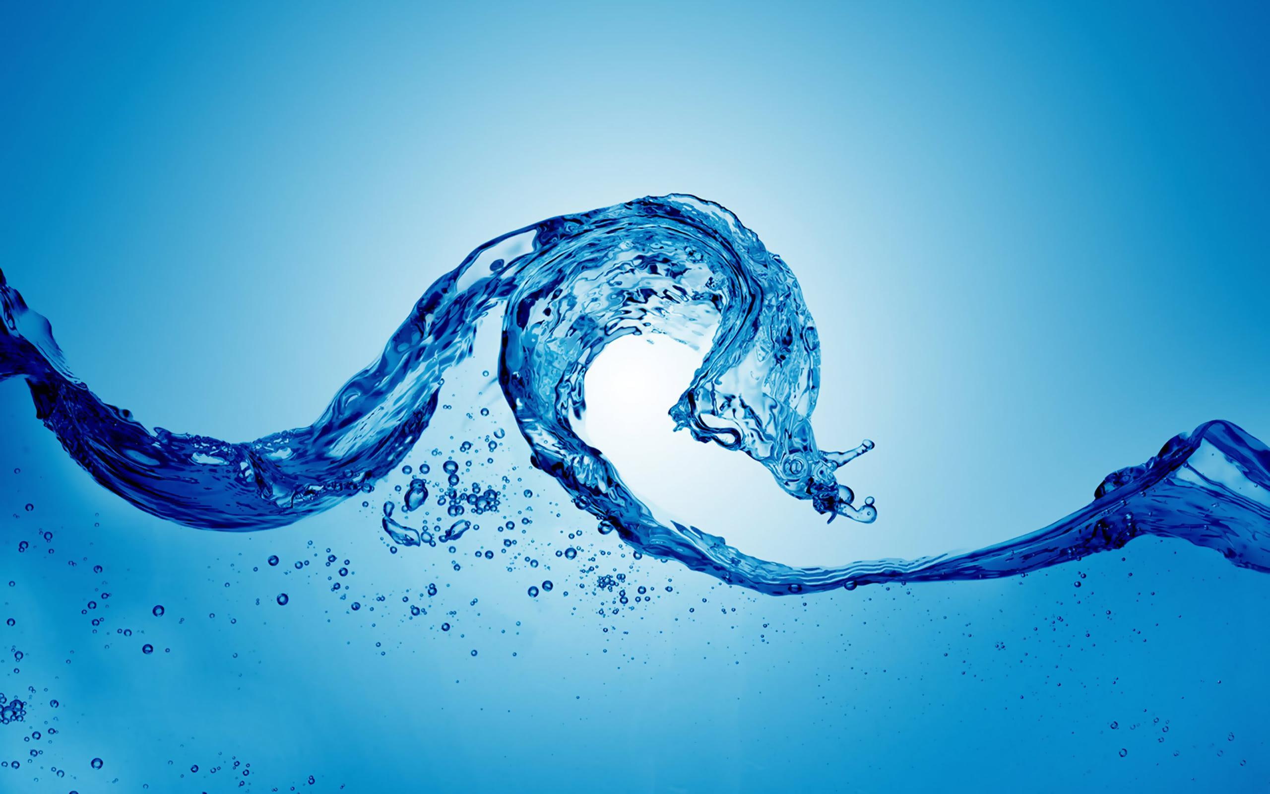 wave, blue, water, widescreen, hdtv, hd, 2K, HD Wallpaper