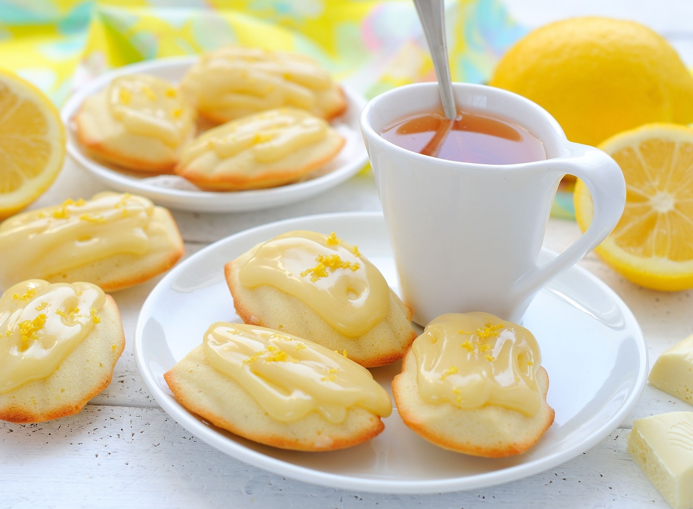 Madeleine, Lemon, Biscuit, Food, Tea, 1080P, HD Wallpaper