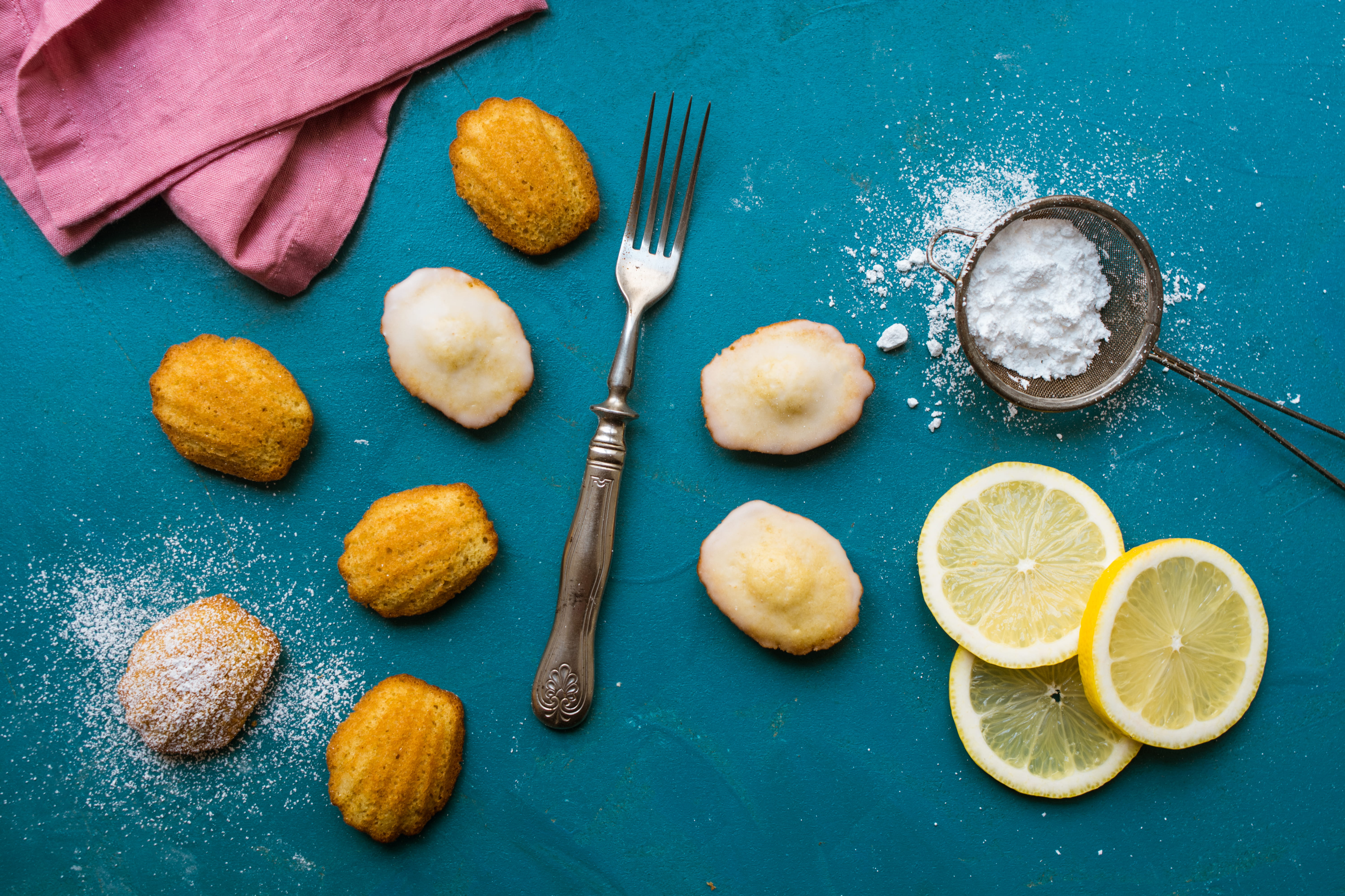 madeleine, breakfast, cake, ingredient, wood - Material, slice, steel, spoon, baking, yellow, backgrounds, dessert, meal, cultures, sweet Food, lemons, HD Wallpaper