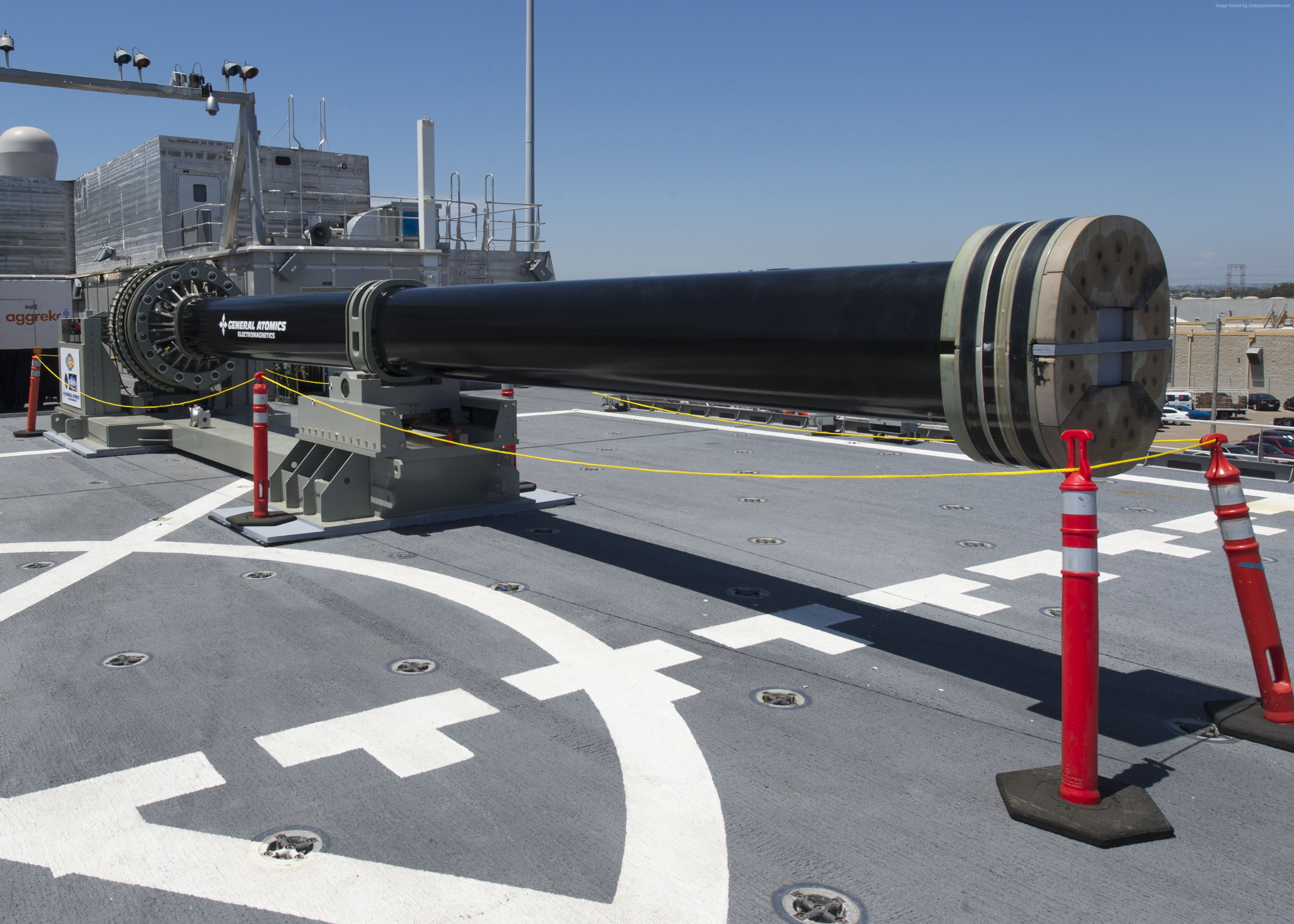 U.S. Navy, 4K, Electromagnetic Railgun, Hypersonic Railgun, HD Wallpaper