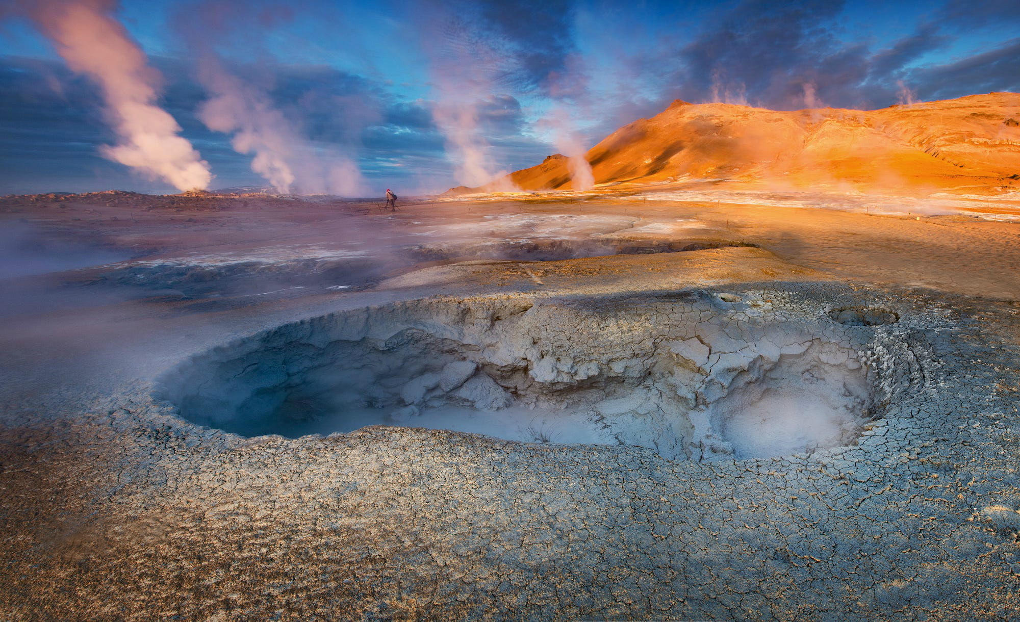 geothermal place, Iceland, Hverarönd, 1080P, HD Wallpaper