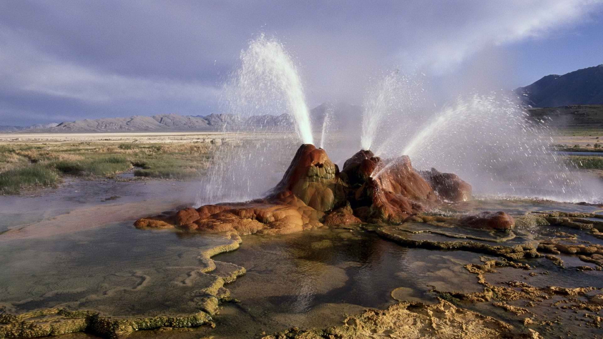 fly, 1080P, geyser, nature, hd, HD Wallpaper