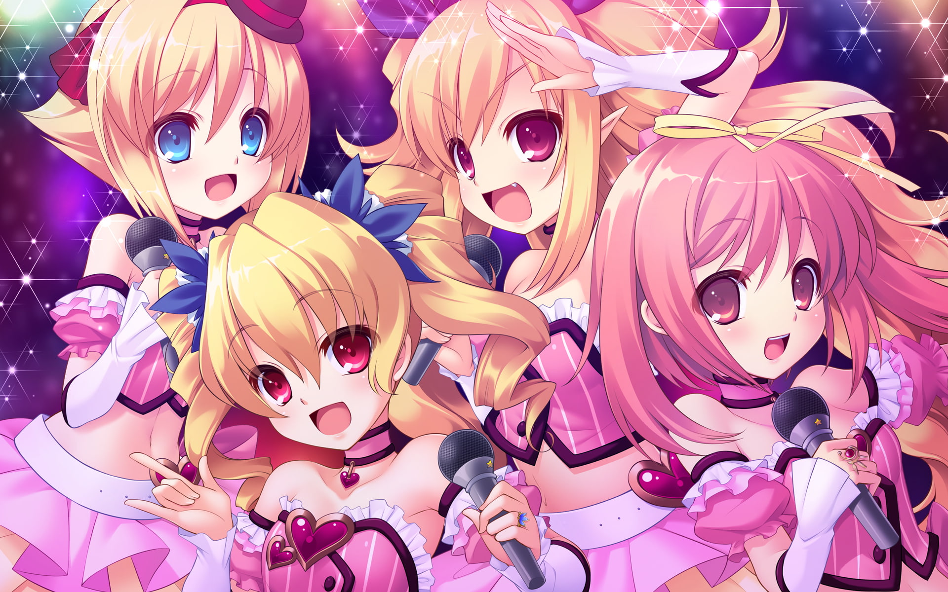 prismatic, game, 1080P, stars, union, princess, HD Wallpaper