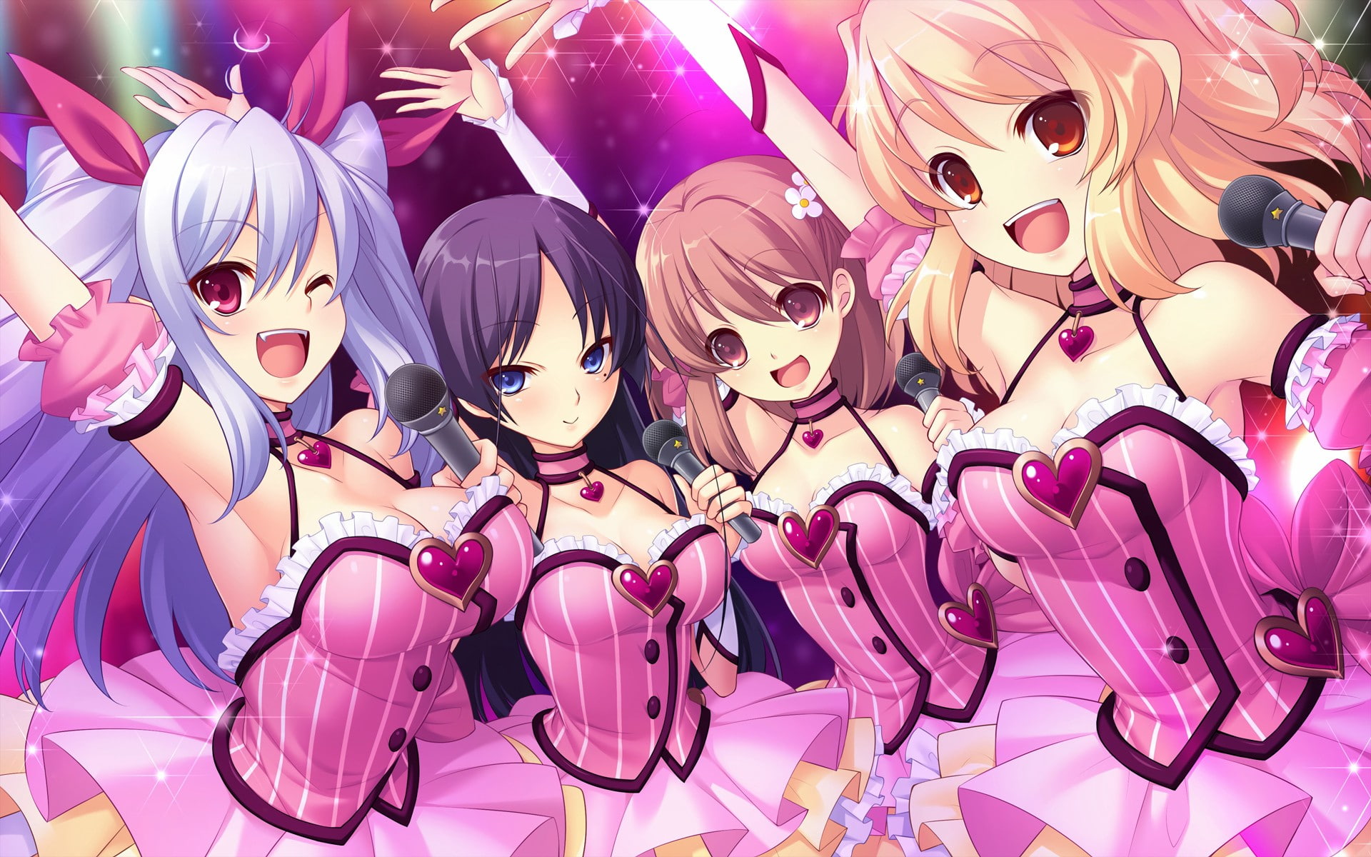 stars, 1080P, princess, prismatic, game, unison, HD Wallpaper