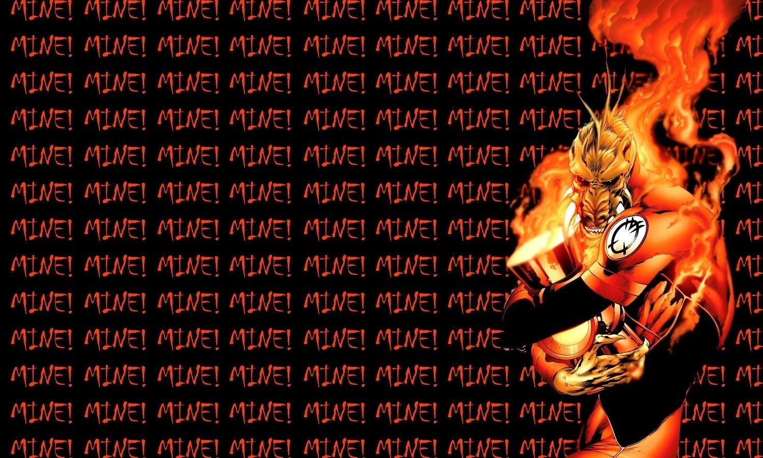 Orange Lantern, 720P, Larfleeze (DC Comics), Green Lantern, HD Wallpaper