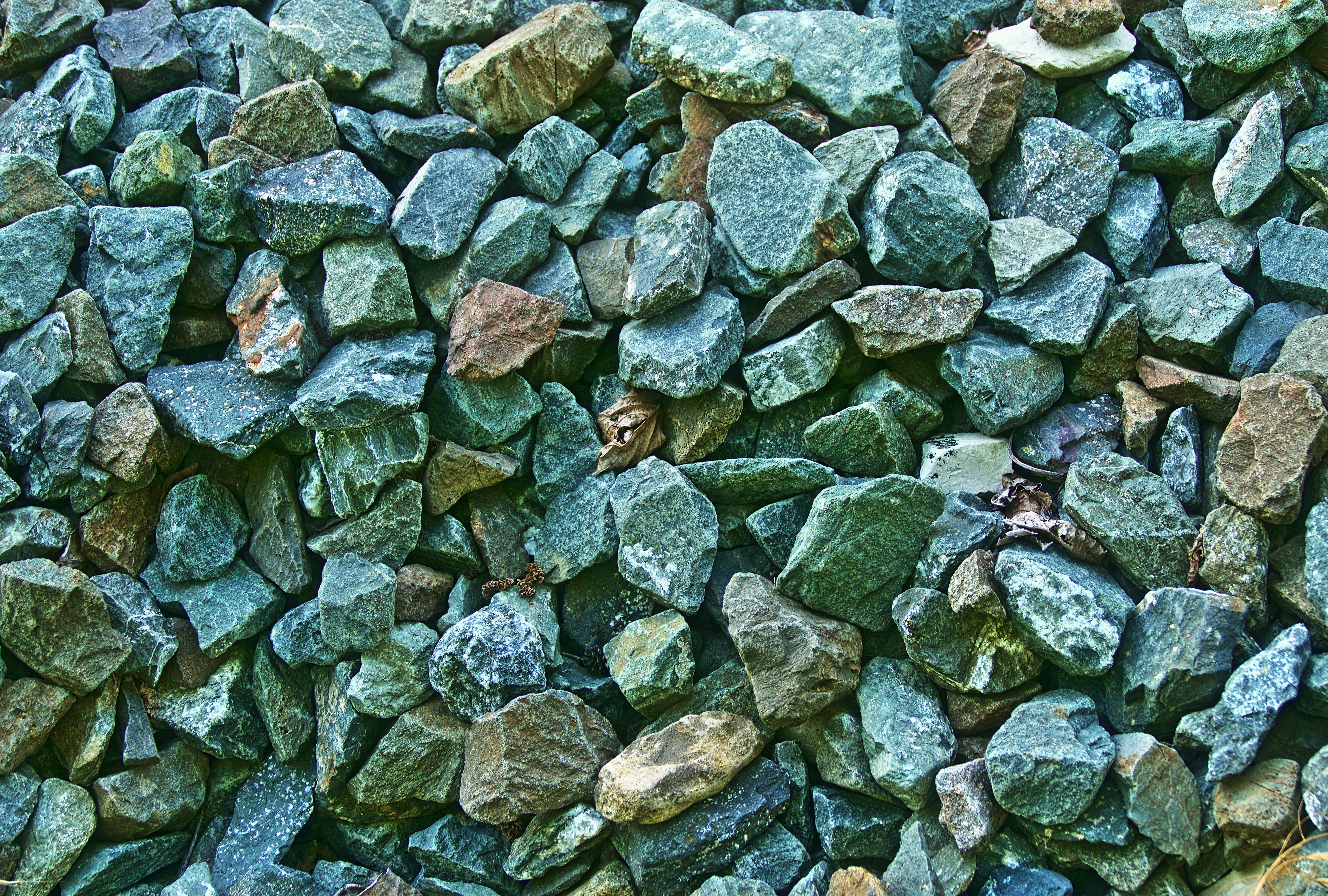 green color, still life, rough, nature, ground, natural material, outdoors, stone wall, rock - object, track bed, natural stone, backgrounds, railway embankment, HD Wallpaper