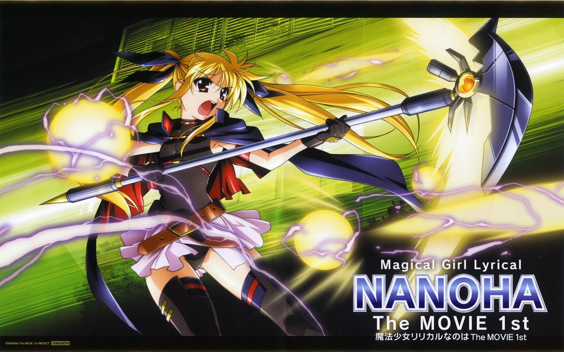 1080P, Anime, Magical Girl Lyrical Nanoha Strikers, HD Wallpaper