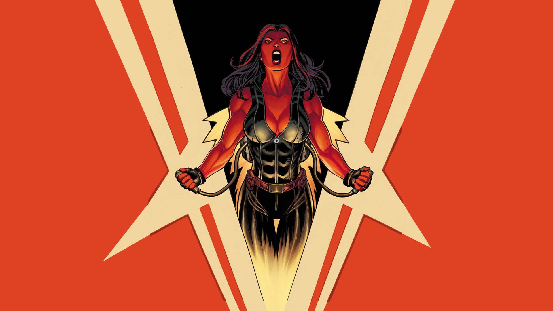 comics, she, superhero, she-hulk, 1080P, marvel, hulk, HD Wallpaper