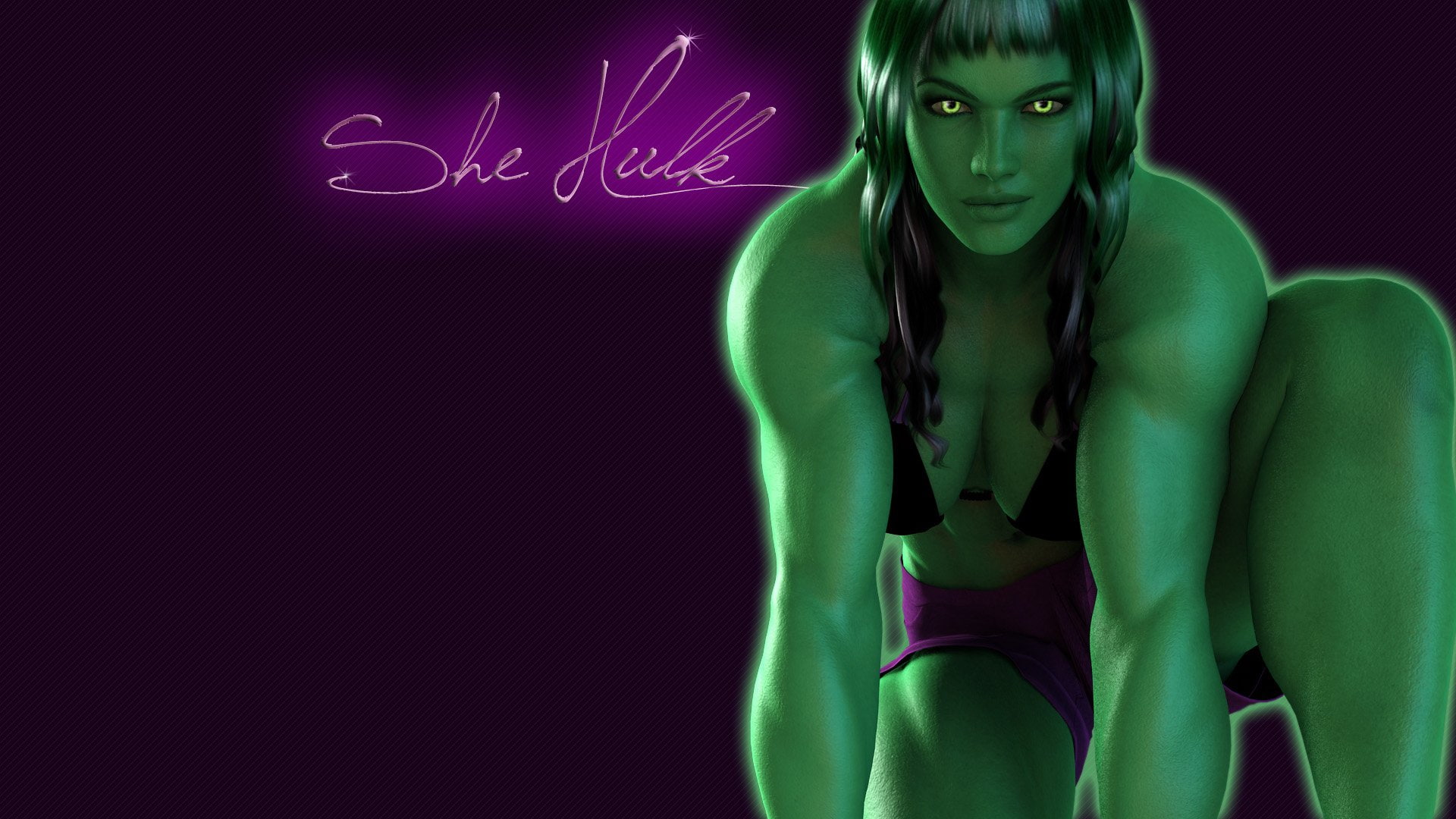 superhero, marvel, she-hulk, she, hulk, comics, 1080P, HD Wallpaper