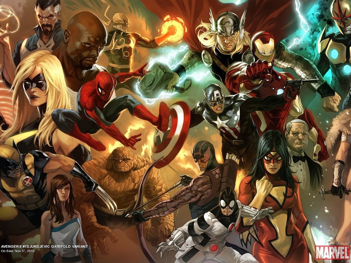 Avengers, female likeness, arts culture and entertainment, no people, variation, male likeness, craft, sculpture, illuminated, Iron Fist, Iron Man, Ms. Marvel, HD Wallpaper