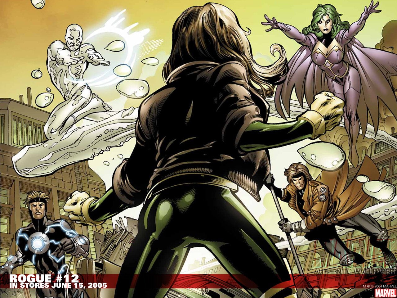 Rogue, Rogue (Marvel Comics), 720P, Comics, Gambit, Iceman (Marvel Comics), HD Wallpaper