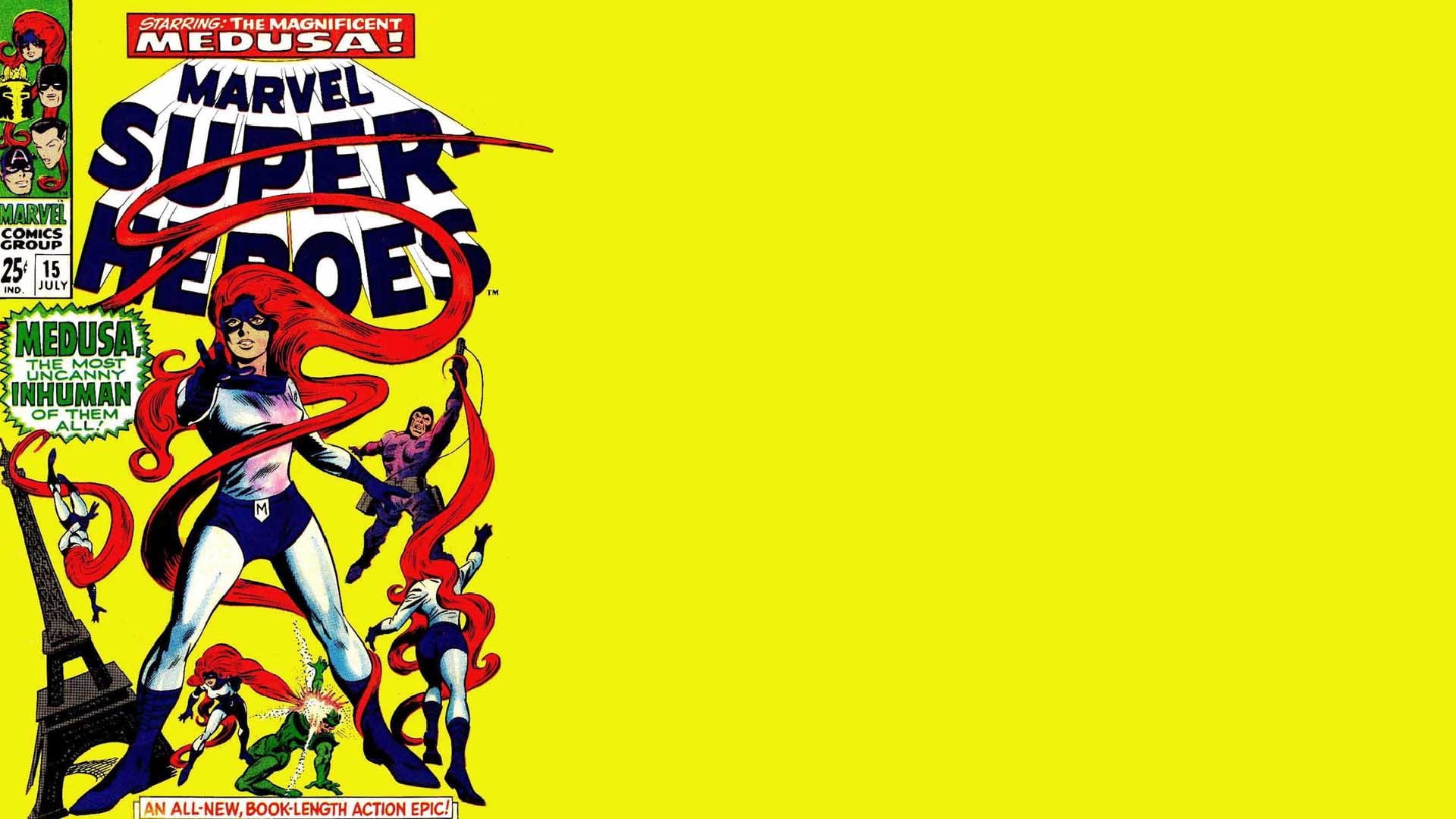 1080P, Comics, Medusa (Marvel Comics), Marvel Super-Heroes, Marvel Comics, HD Wallpaper