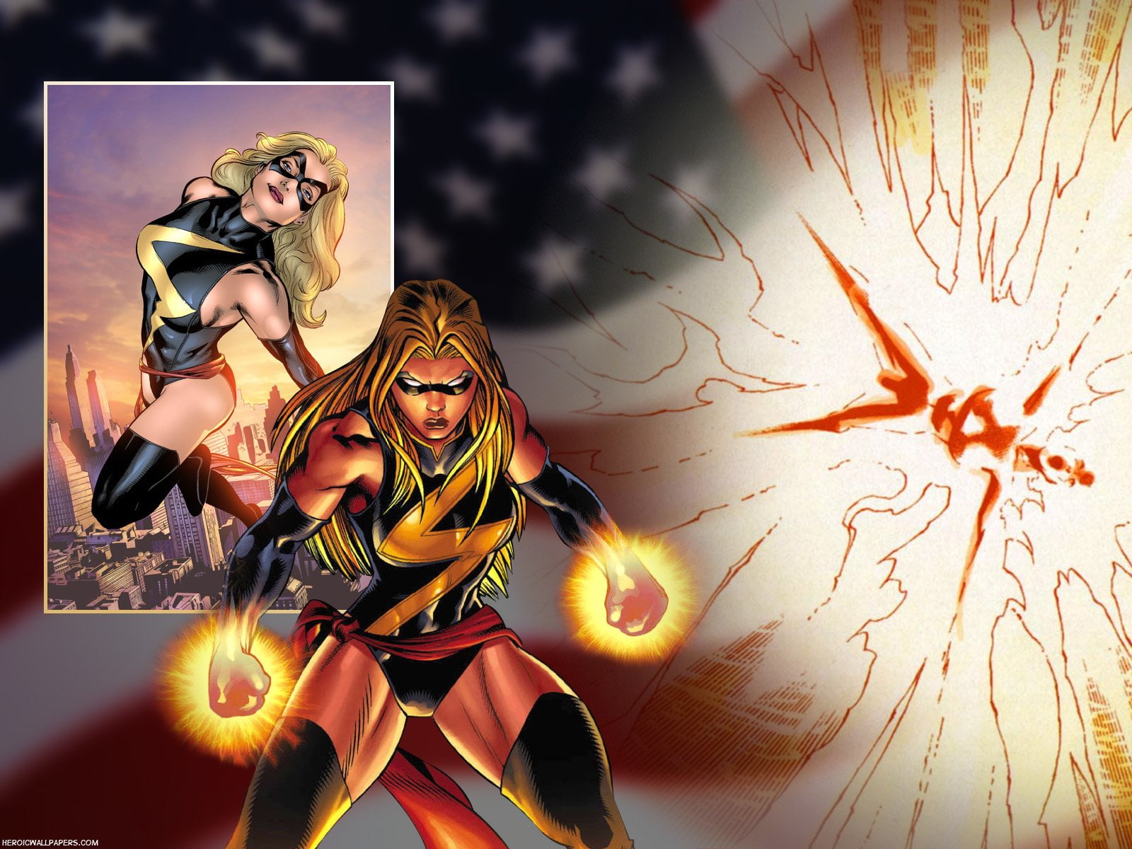 Ms. Marvel, 720P, Comics, Ms Marvel, HD Wallpaper