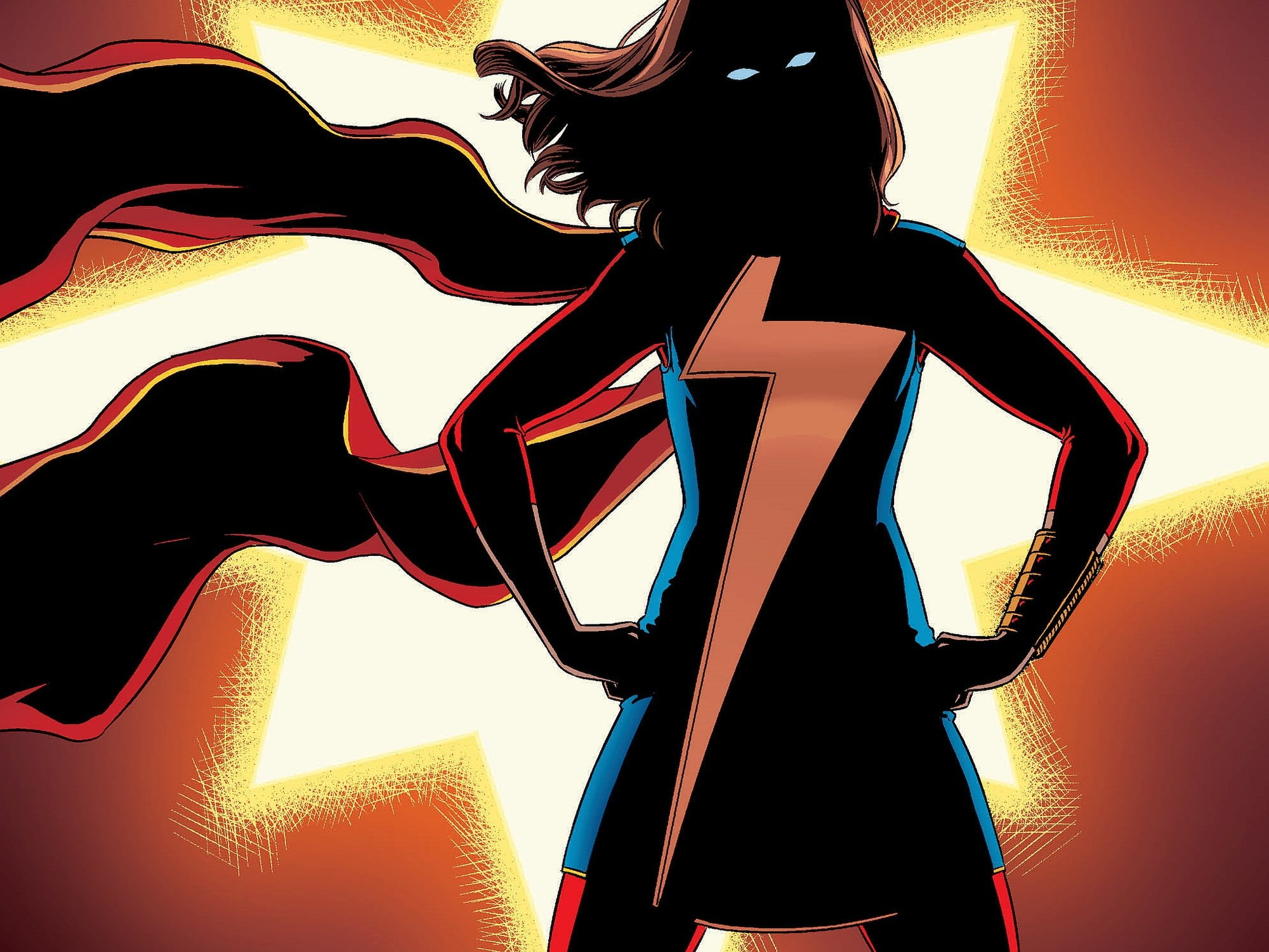 ms marvel, 1080P, HD Wallpaper