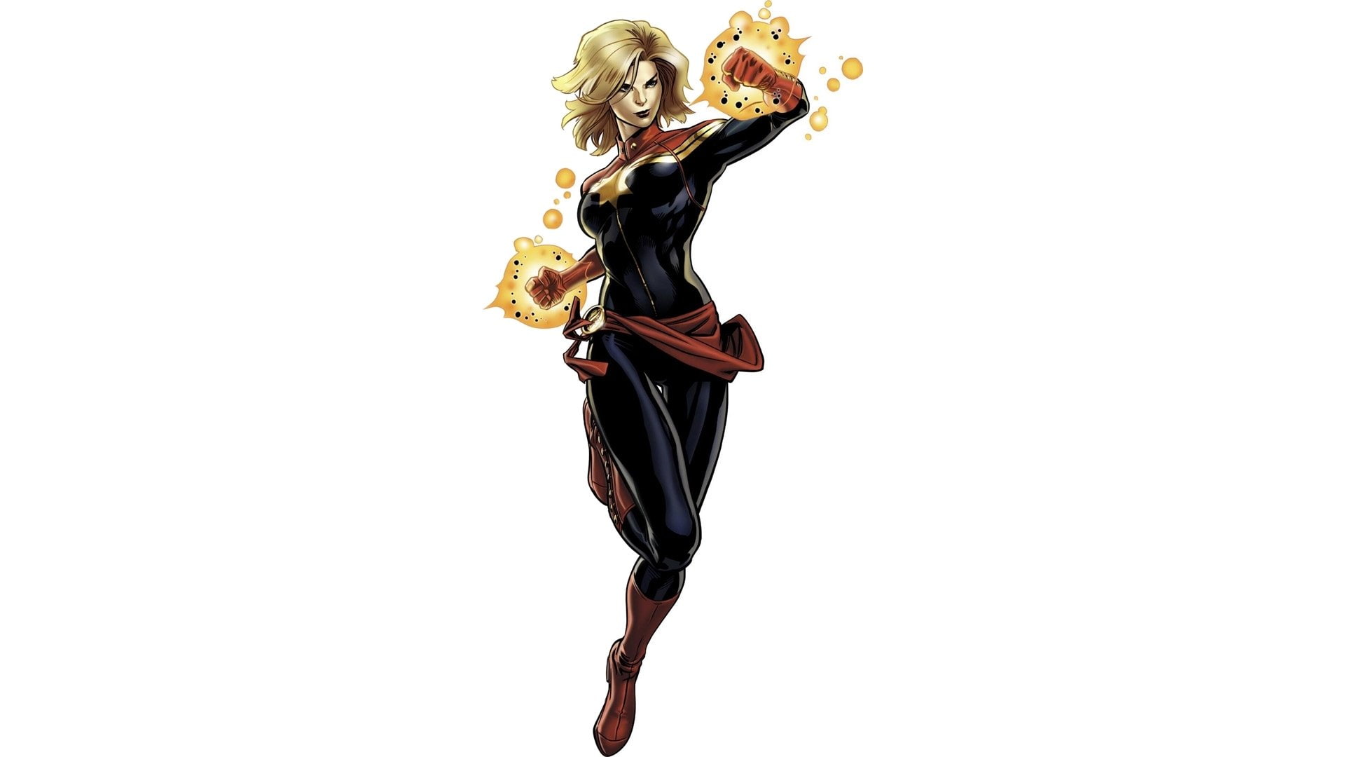 1080P, Comics, Ms Marvel, HD Wallpaper