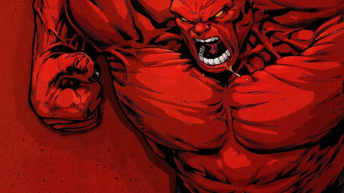 Comics, Red Hulk, 720P, HD Wallpaper