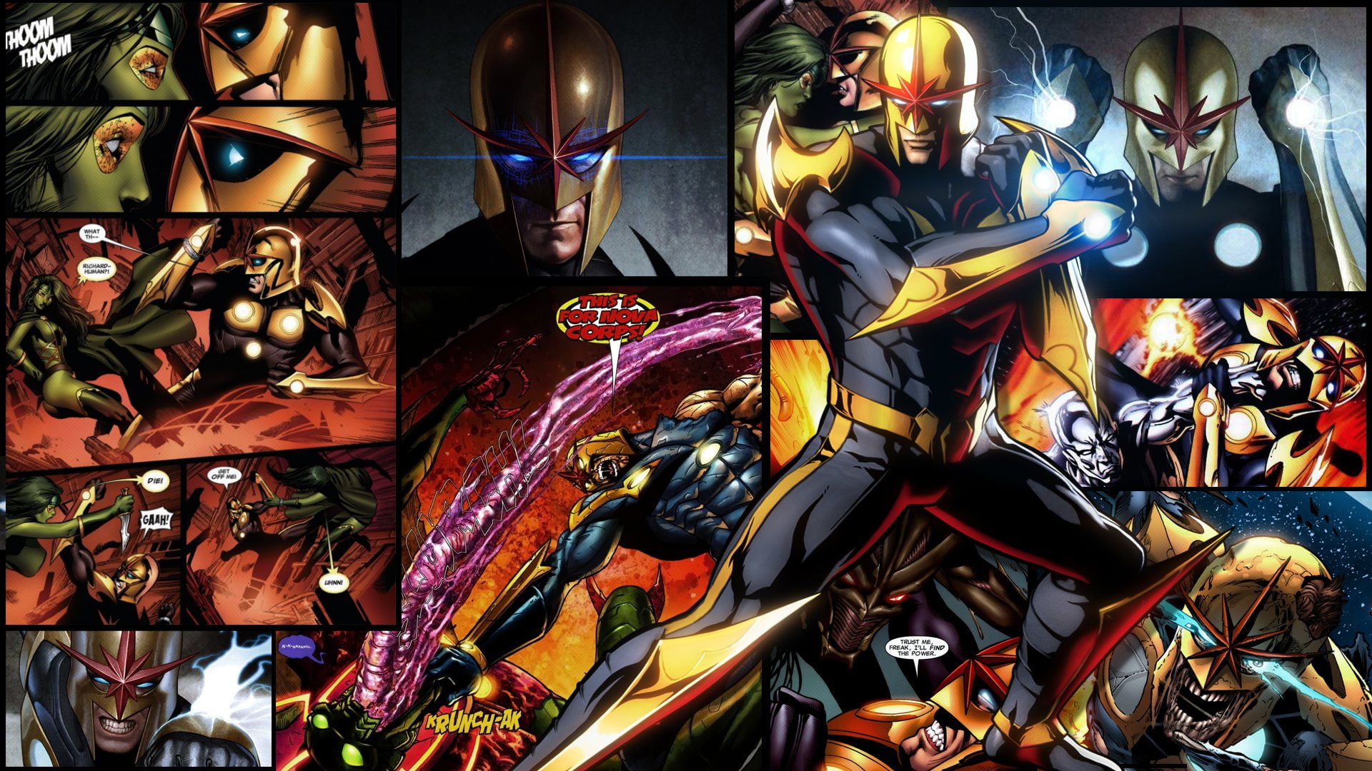 1080P, Nova (Marvel Comics), Nova, Marvel Comics, Comics, HD Wallpaper
