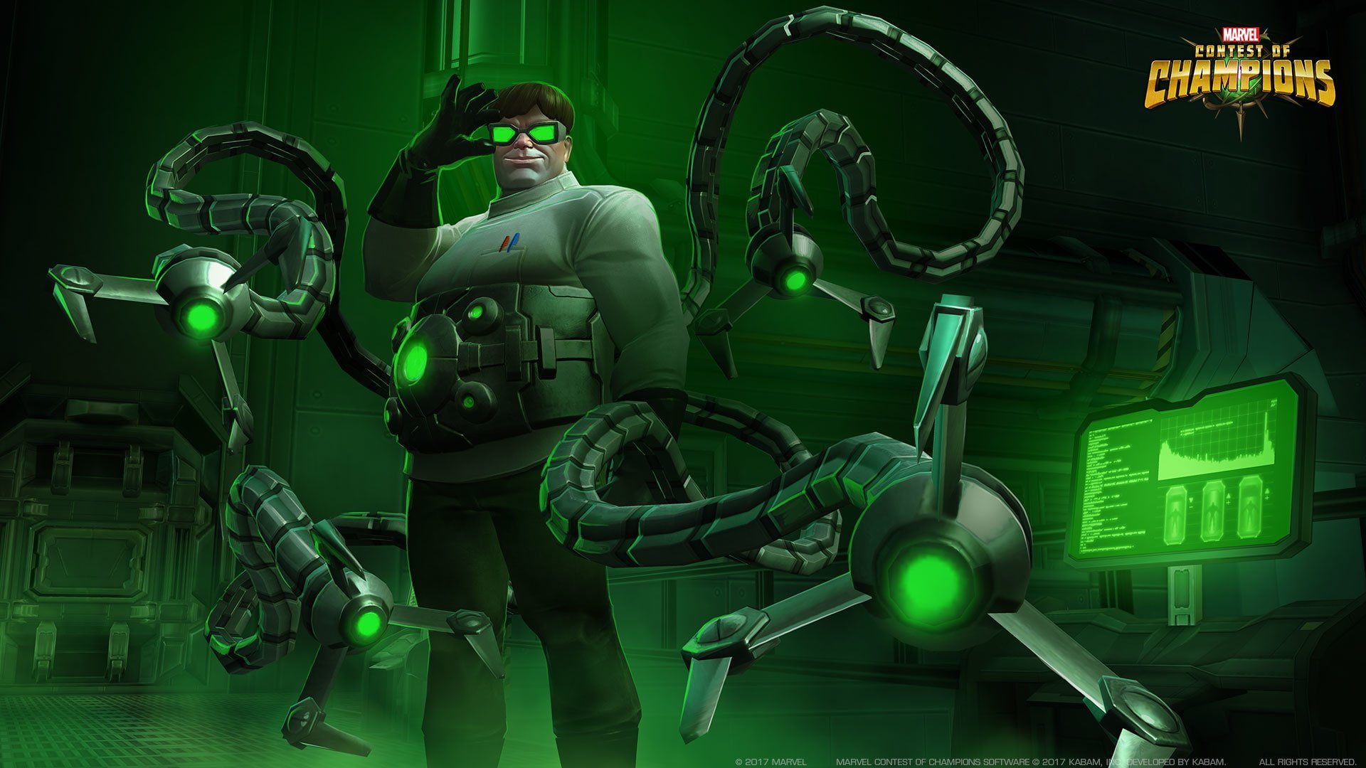 1080P, MARVEL Contest of Champions, Video Game, Doctor Octopus, HD Wallpaper