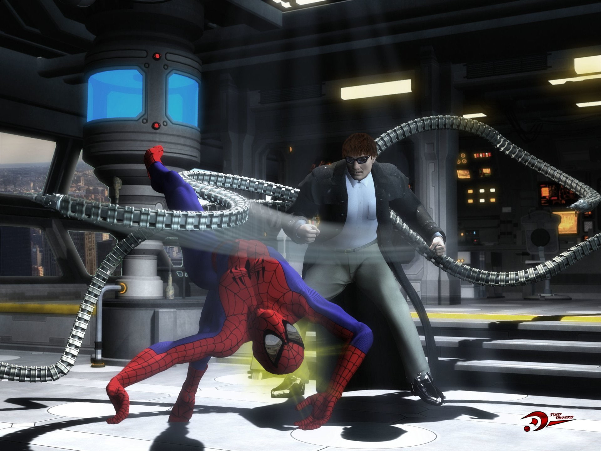 1080P, Spider-Man, Spider, Doctor Octopus, HD Wallpaper