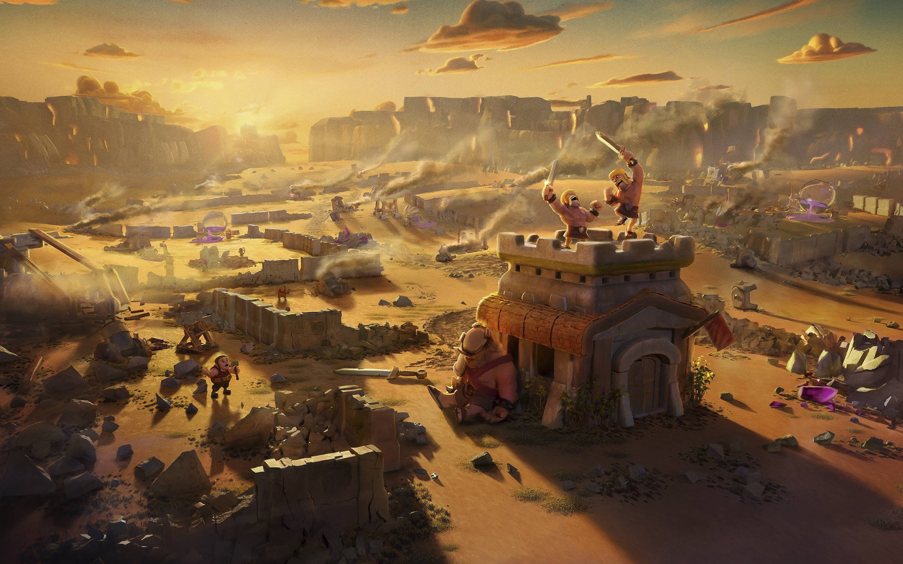 man, giant, sword, game, 2K, fight, Clash Of Clans, ken, blade, barbarian, HD Wallpaper