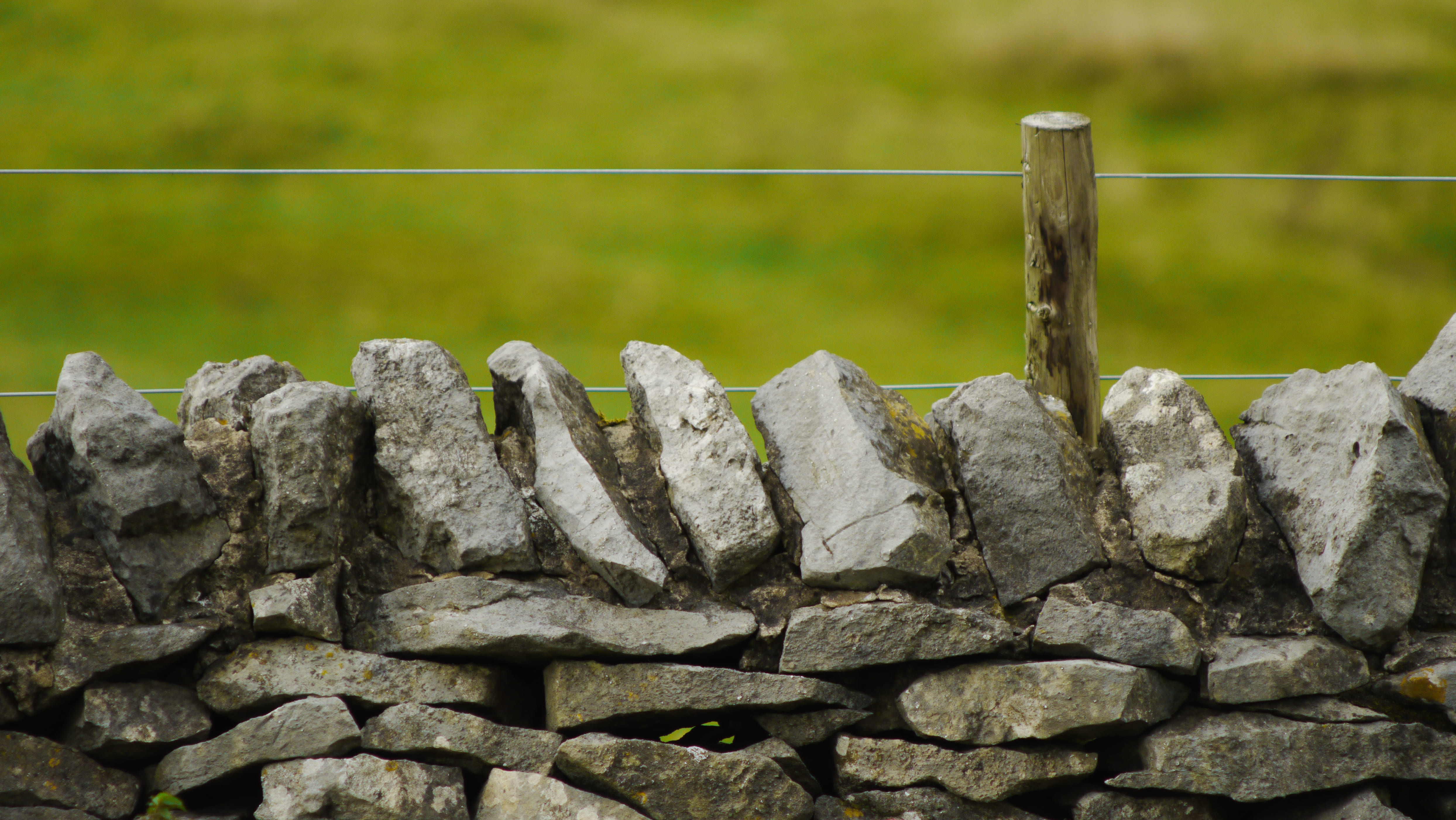 solid, outdoors, protection, nature, cope, rock fence, peak district, metal, england, iron - metal, piled, mortar, 4K, wall, barrier, stone wall, gray, HD Wallpaper