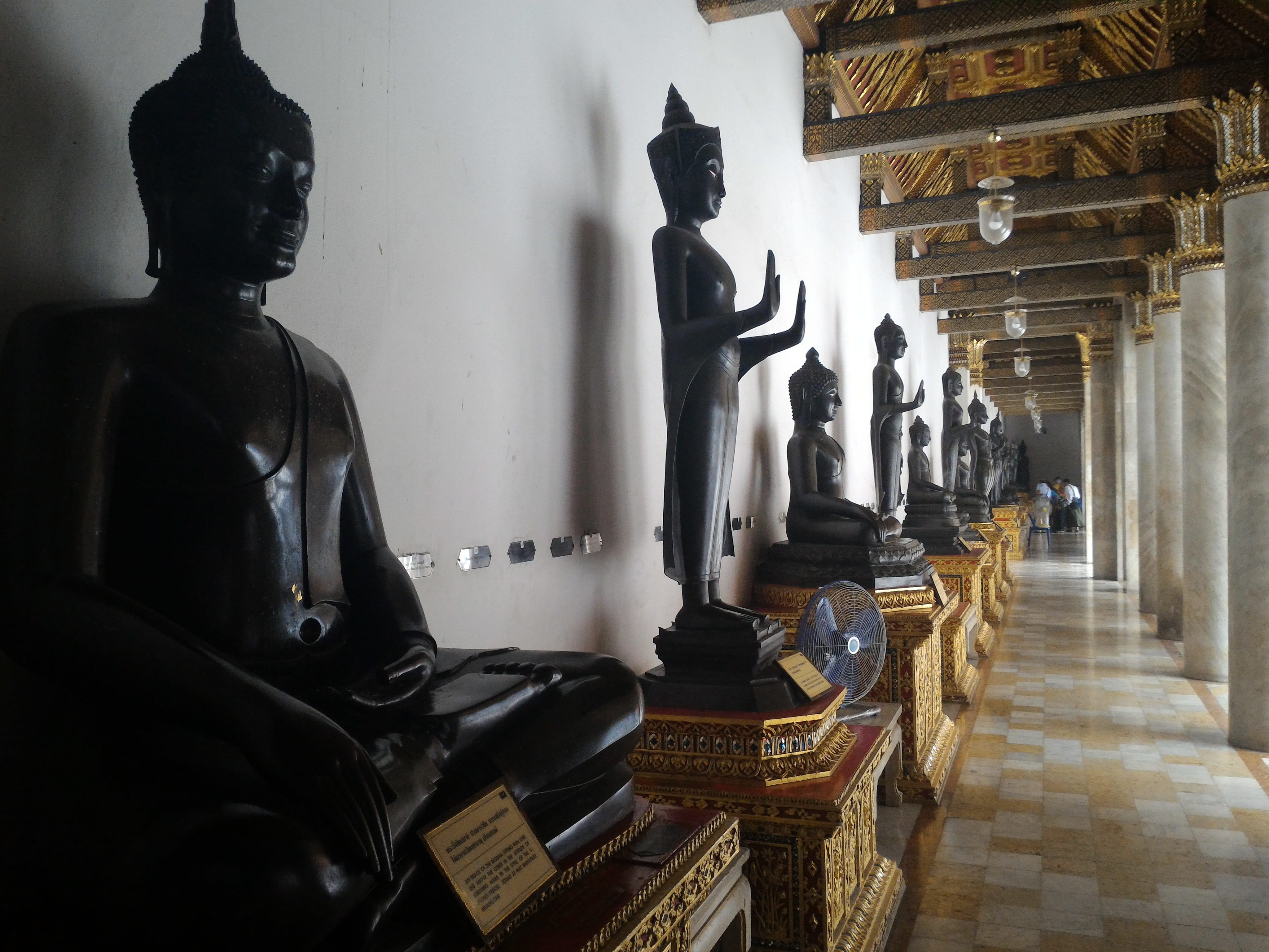 thailand temple, art, no people, statue, building, built structure, indoors, religion, art and craft, merit, culture, human representation, male likeness, HD Wallpaper