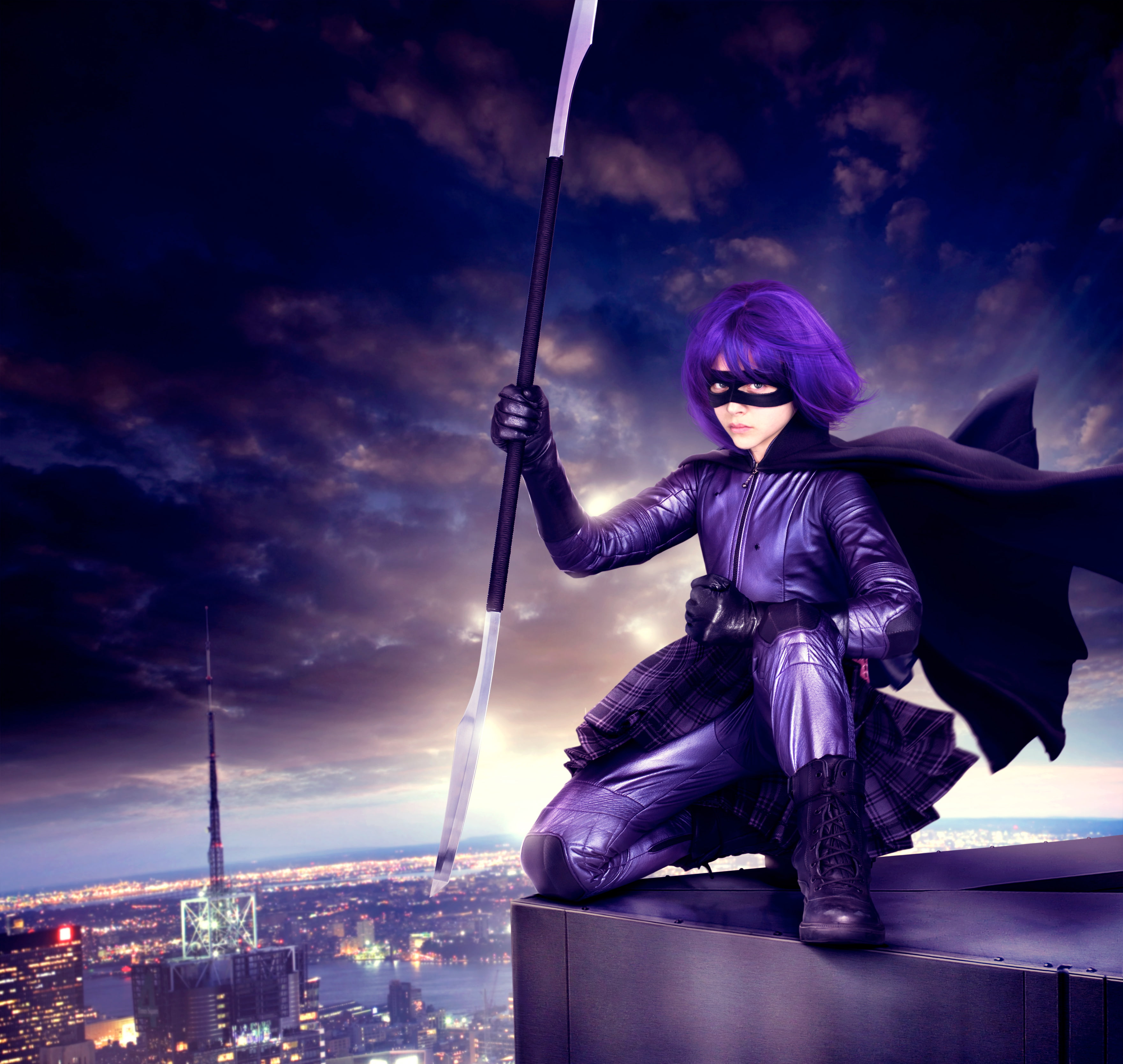Chloe Grace Moretz, Hit Girl, Kick-Ass, 2K, HD Wallpaper
