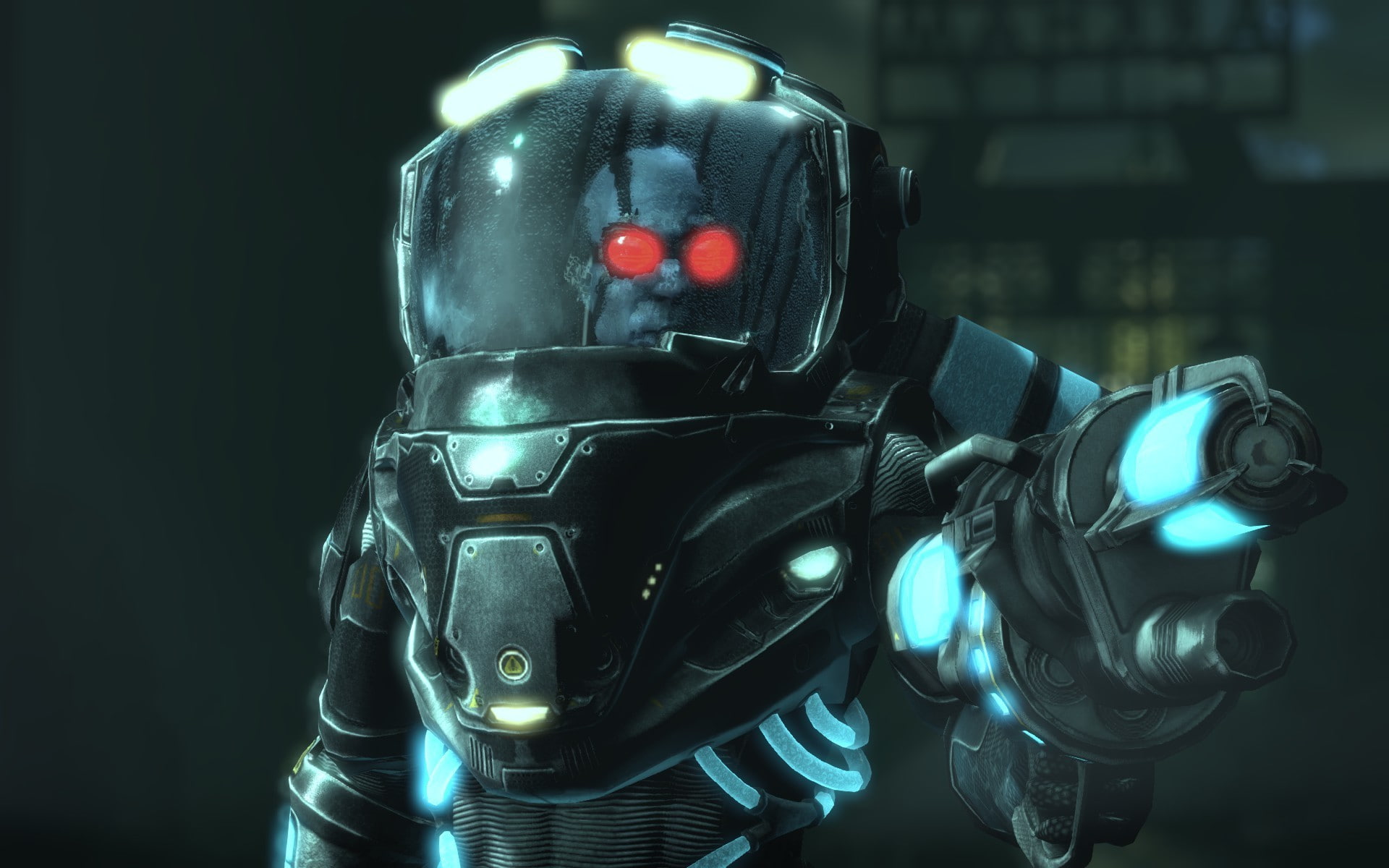 black background, no people, gun, toy, Batman: Arkham City, safety, indoors, weapon, close-up, Mr. ze, representation, communication, human representation, HD Wallpaper