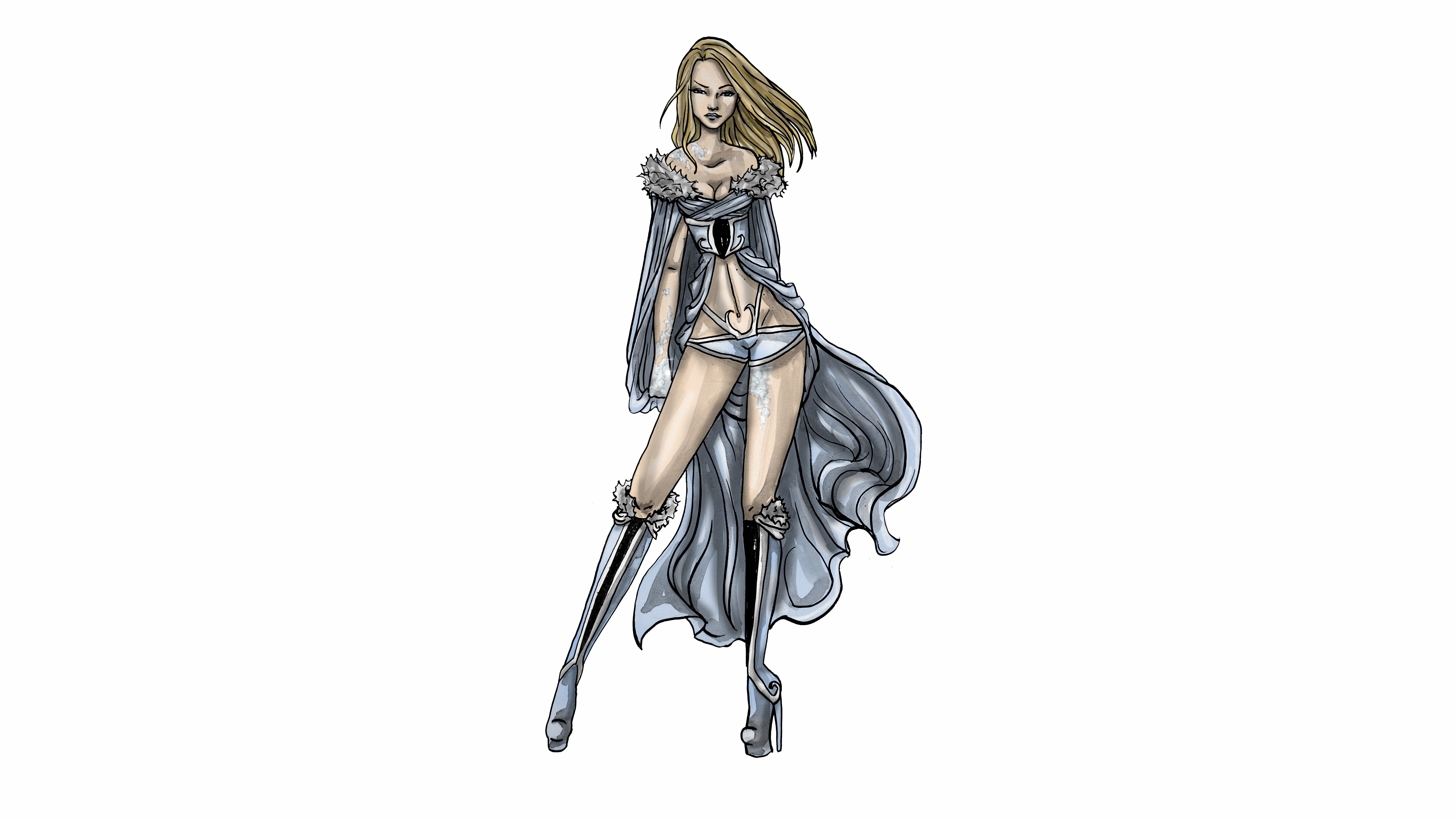 8K, emma frost, HD Wallpaper