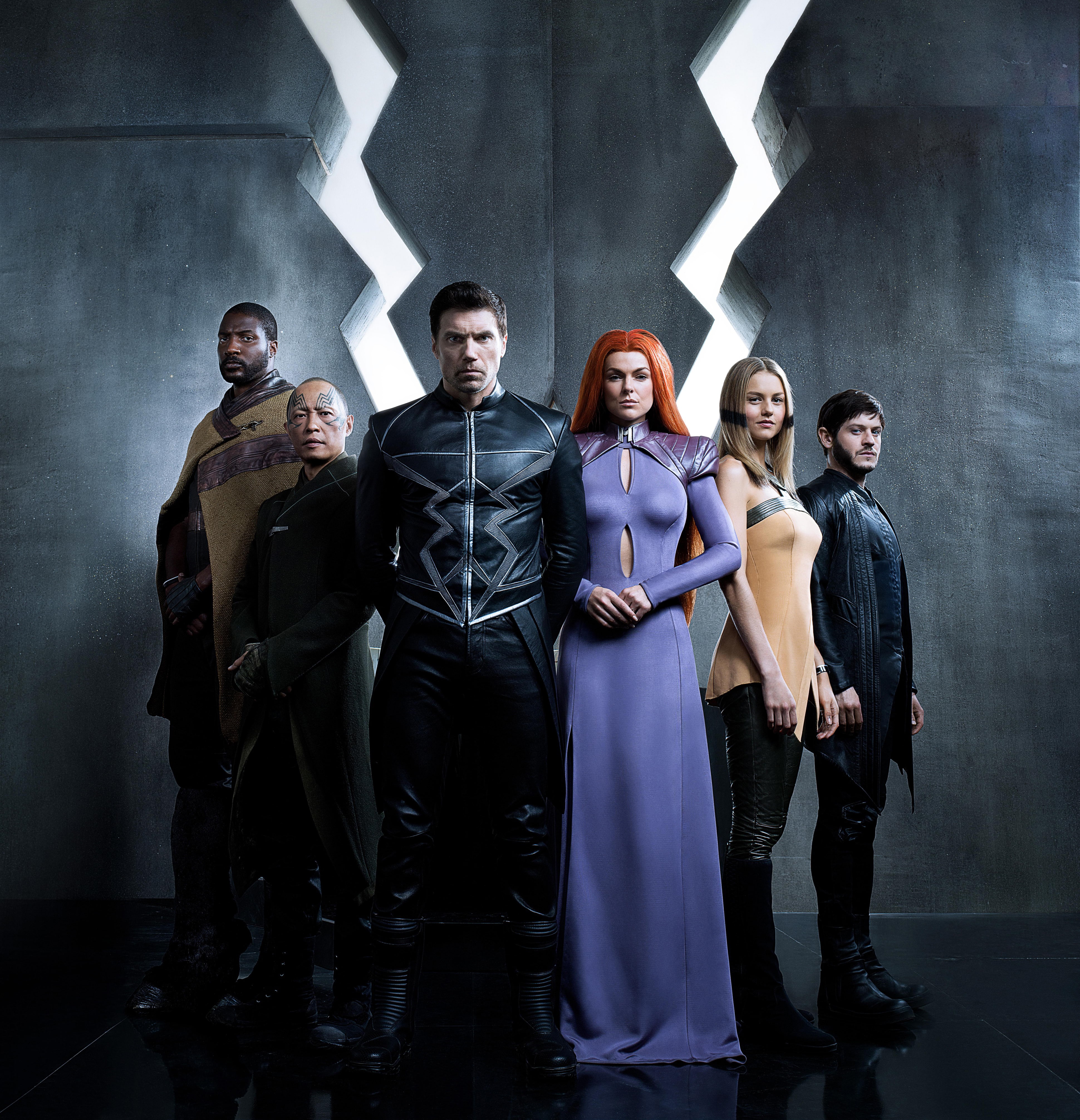 sleeved, Marvel Comics, dress, 2017, long, 4K, woman, purple, Inhumans, Phone HD Wallpaper
