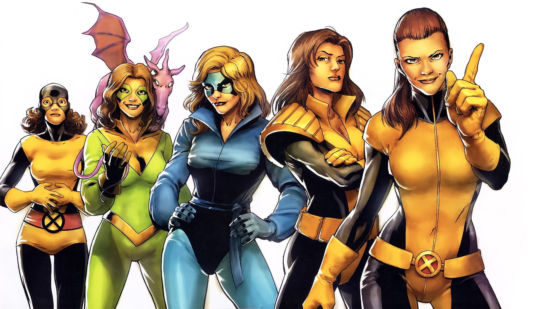 x men, comics, kitty, evolution, pryde, 1080P, HD Wallpaper