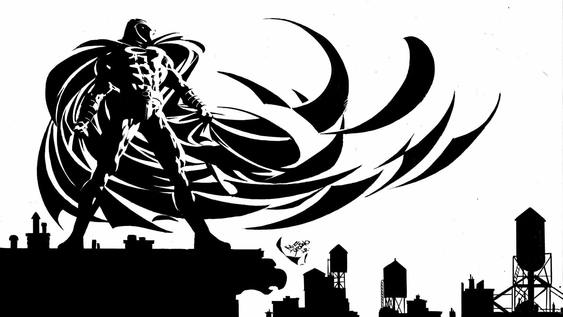 1080P, Comics, Moon Knight, HD Wallpaper
