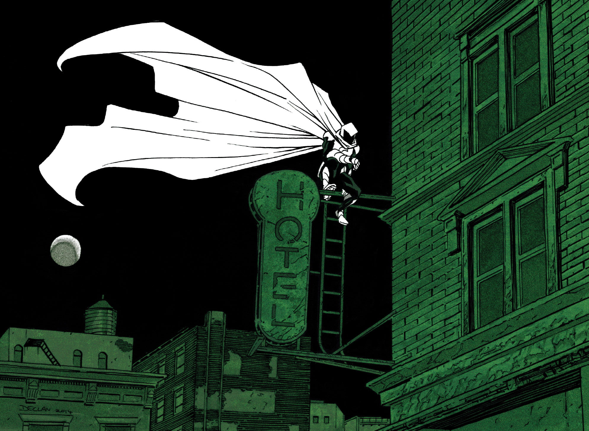 1080P, Moon Knight, Comics, HD Wallpaper